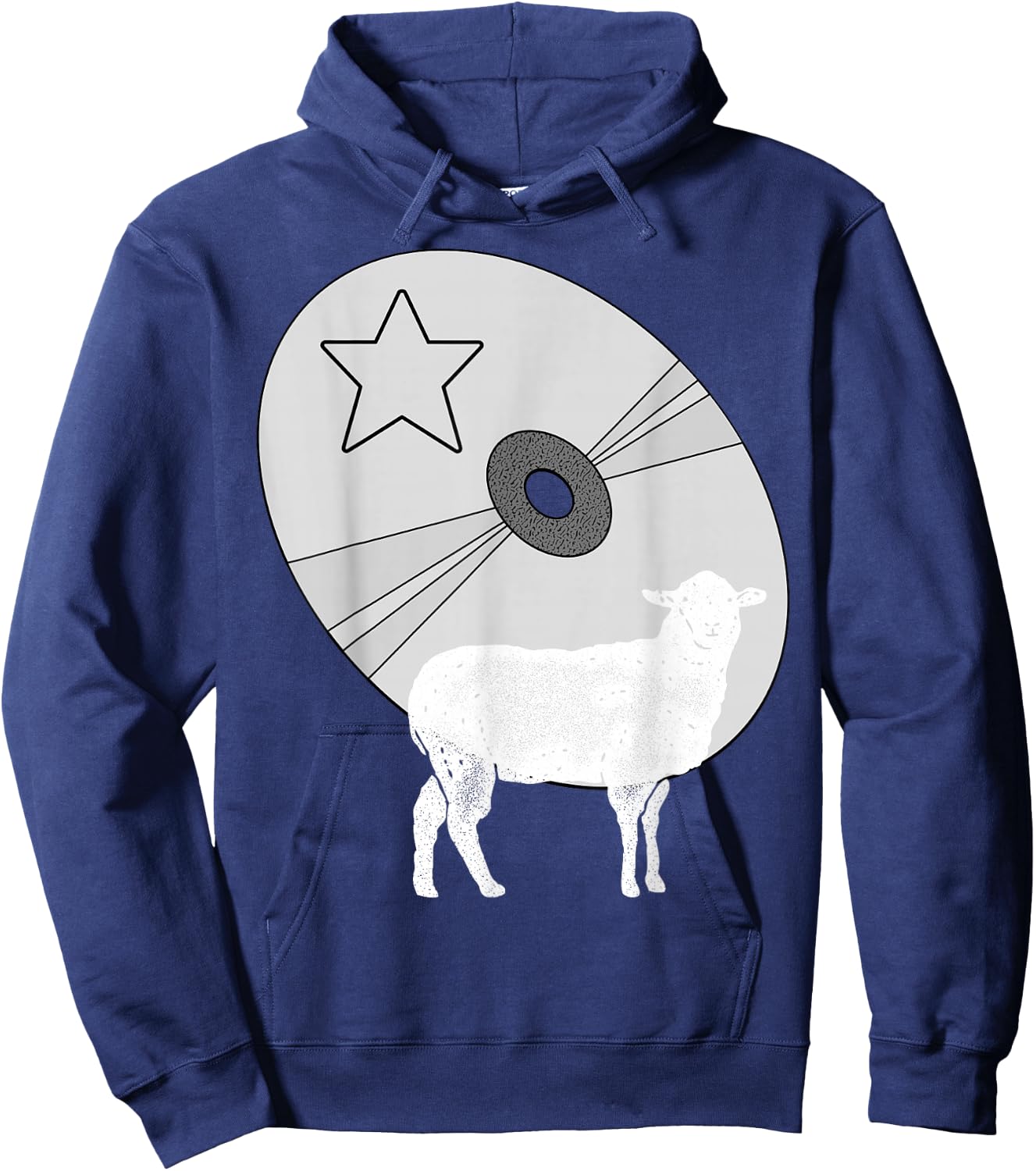 Funny cd Vintage Lamb Hoodie - Hoodie | Navy