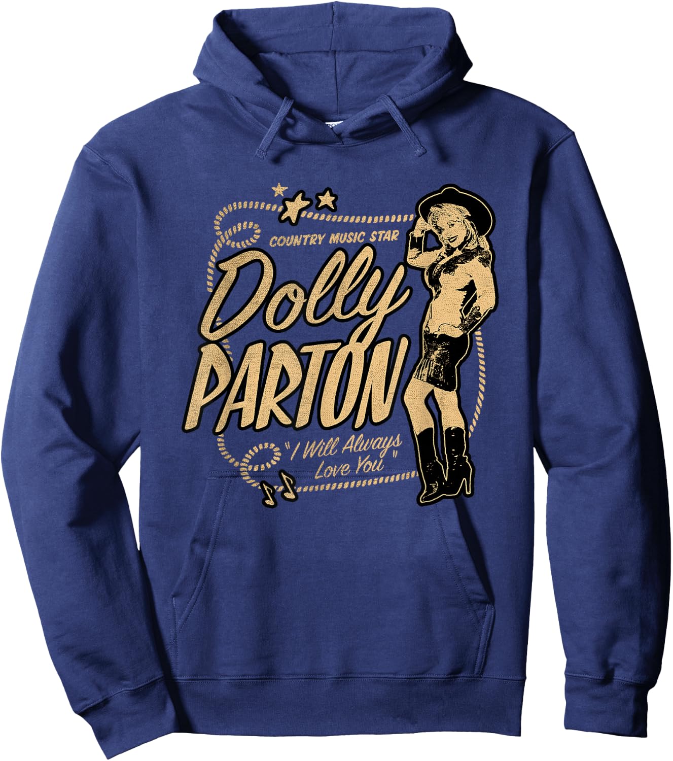 Dolly Parton Country-Musik-Star Hoodie - Hoodie | Navy