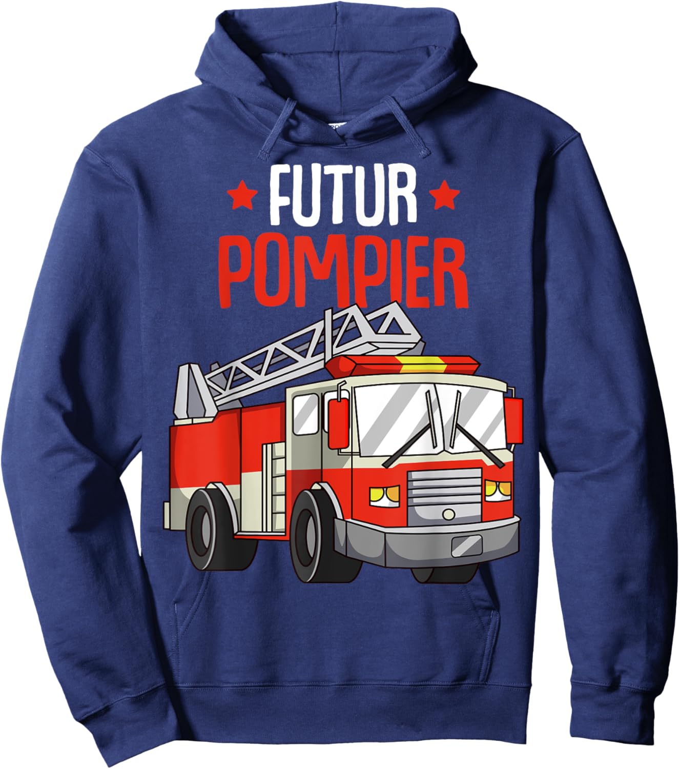 Future Fireman Child , Black, S Hoodie - Hoodie | Navy