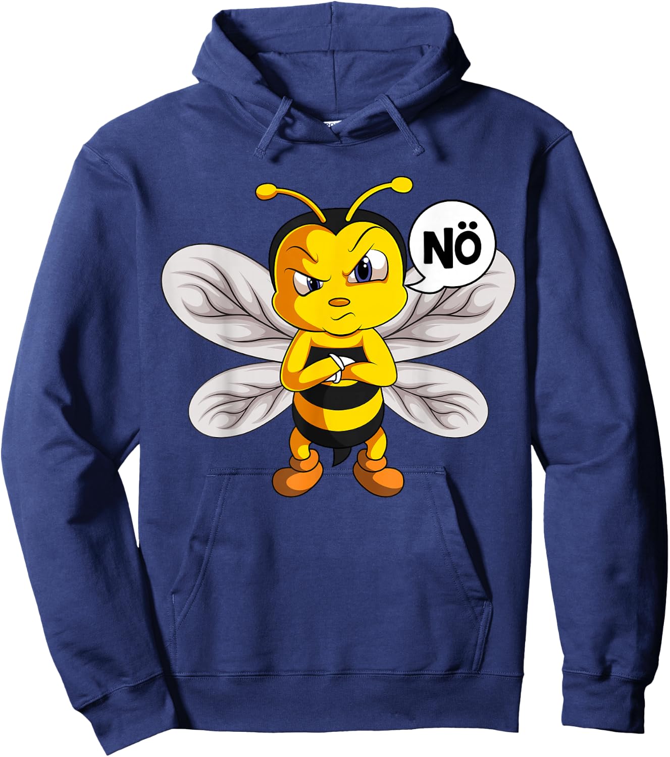 Biene Nö Children's Girls' Bee , black, s Hoodie - Hoodie | Navy