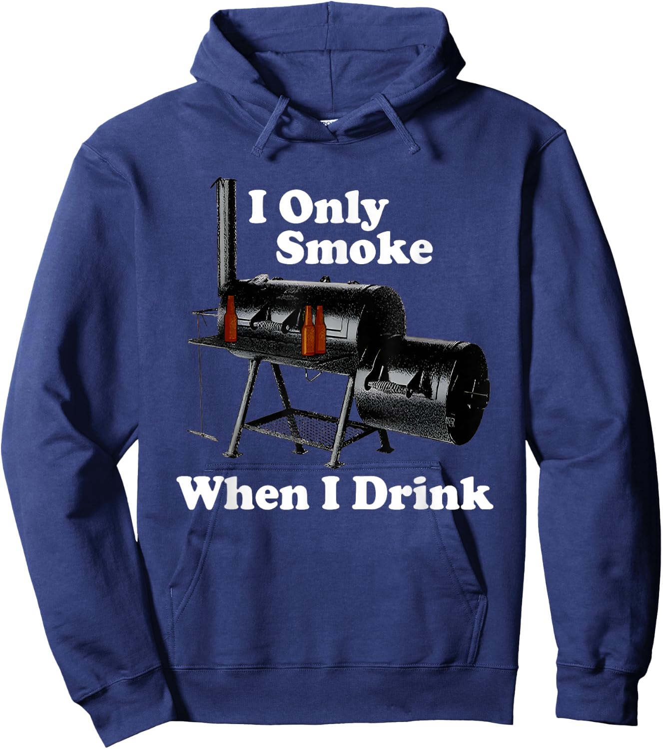 I Only Smoke When I Drink Hoodie - Hoodie | Navy