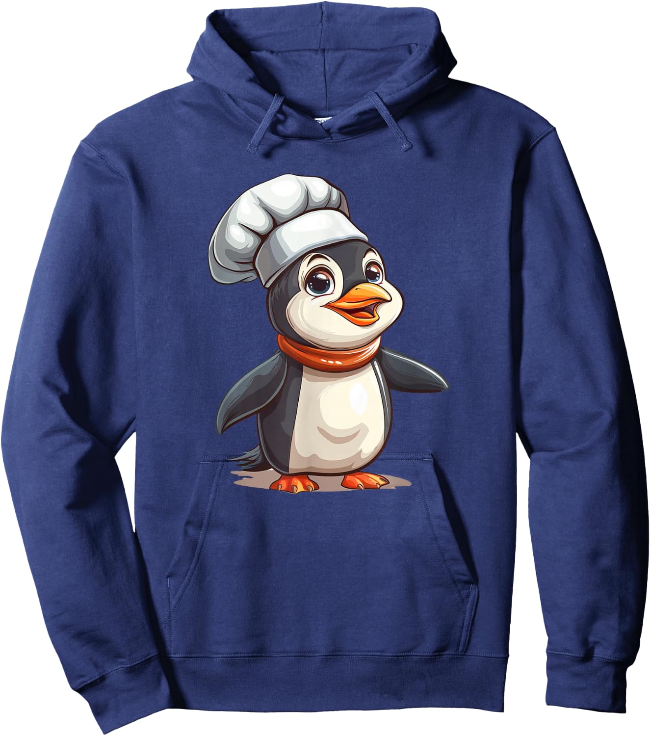 Penguin Chef - Penguin Kawaii Hoodie - Hoodie | Navy