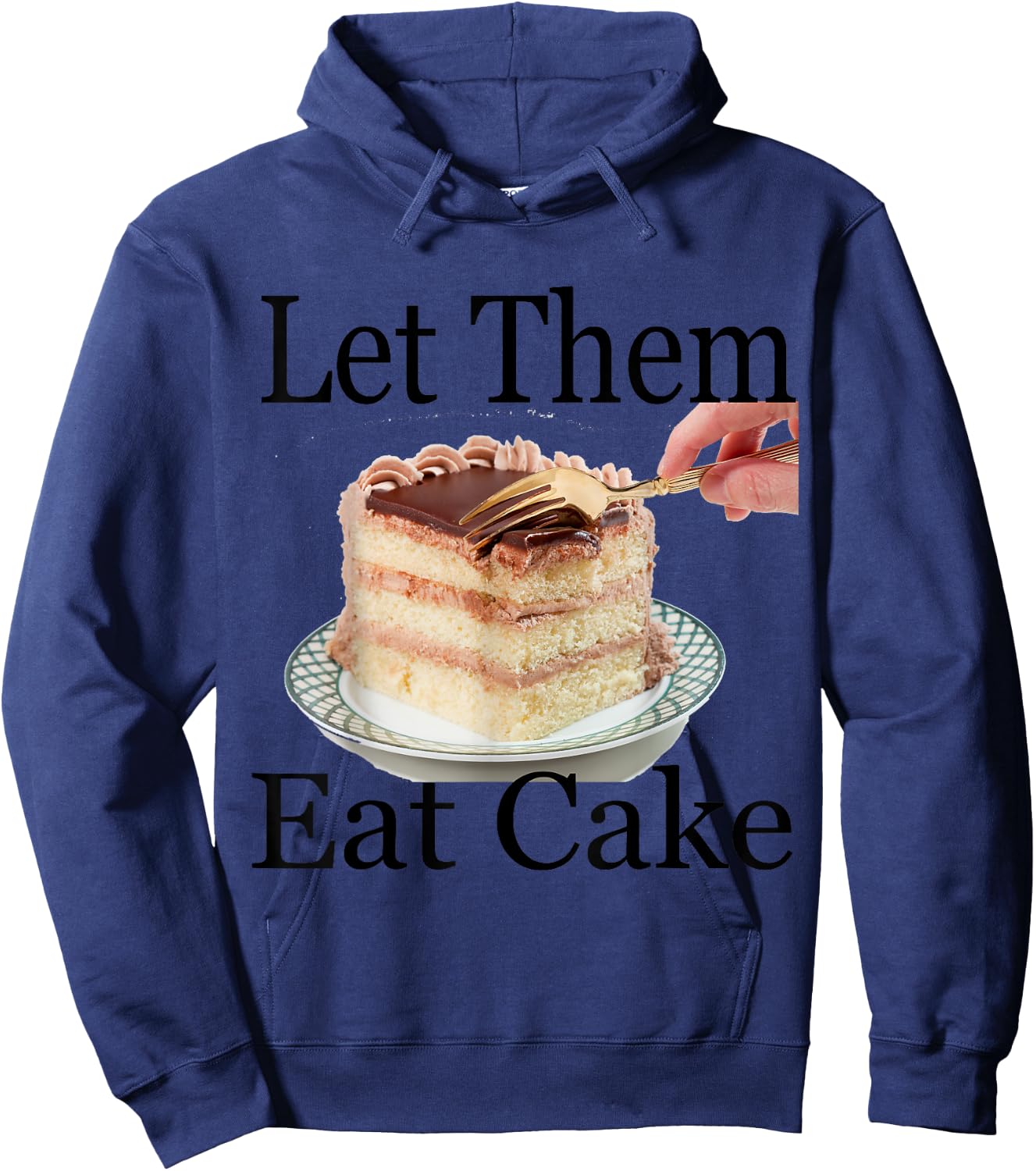 Let Them Eat Cake Hoodie - Hoodie | Navy