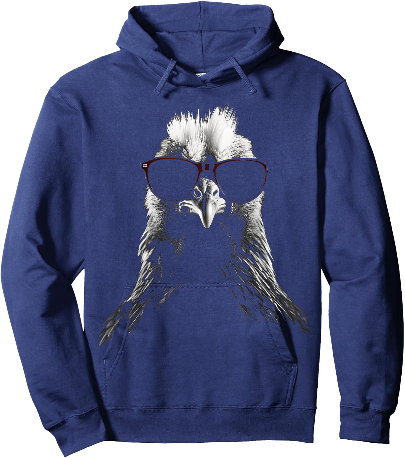 Chicken Sunglasses - Chicken Hoodie - Hoodie | Navy