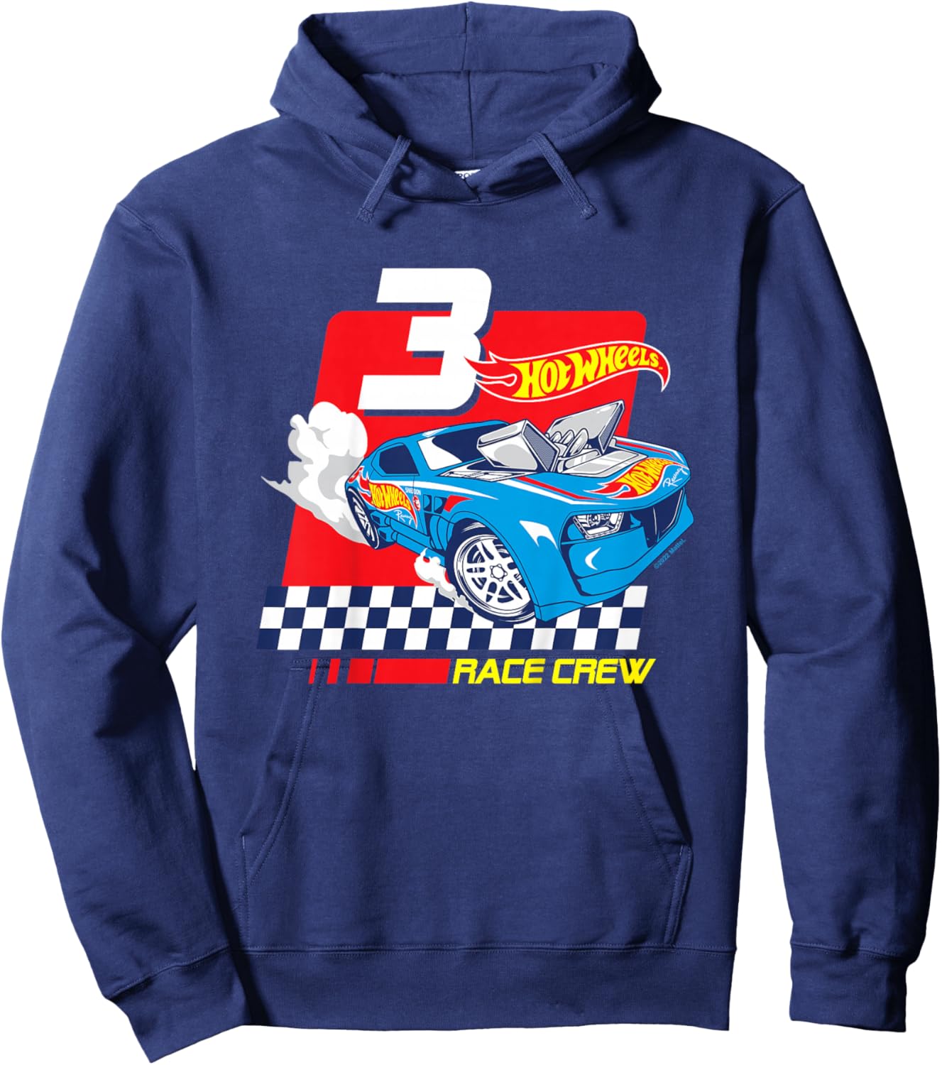 Kids Hot Wheels - Race Crew 3 Years , Black Hoodie - Hoodie | Navy