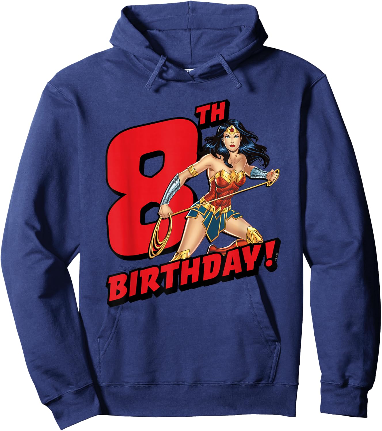Wonder Woman 8th Birthday Hoodie - Hoodie | Navy