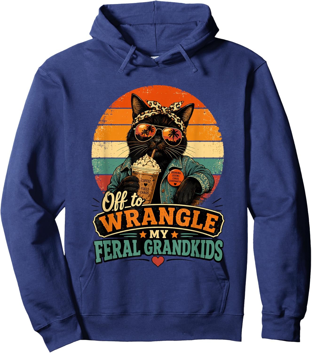 T-Shirt Hoodie - Hoodie | Navy