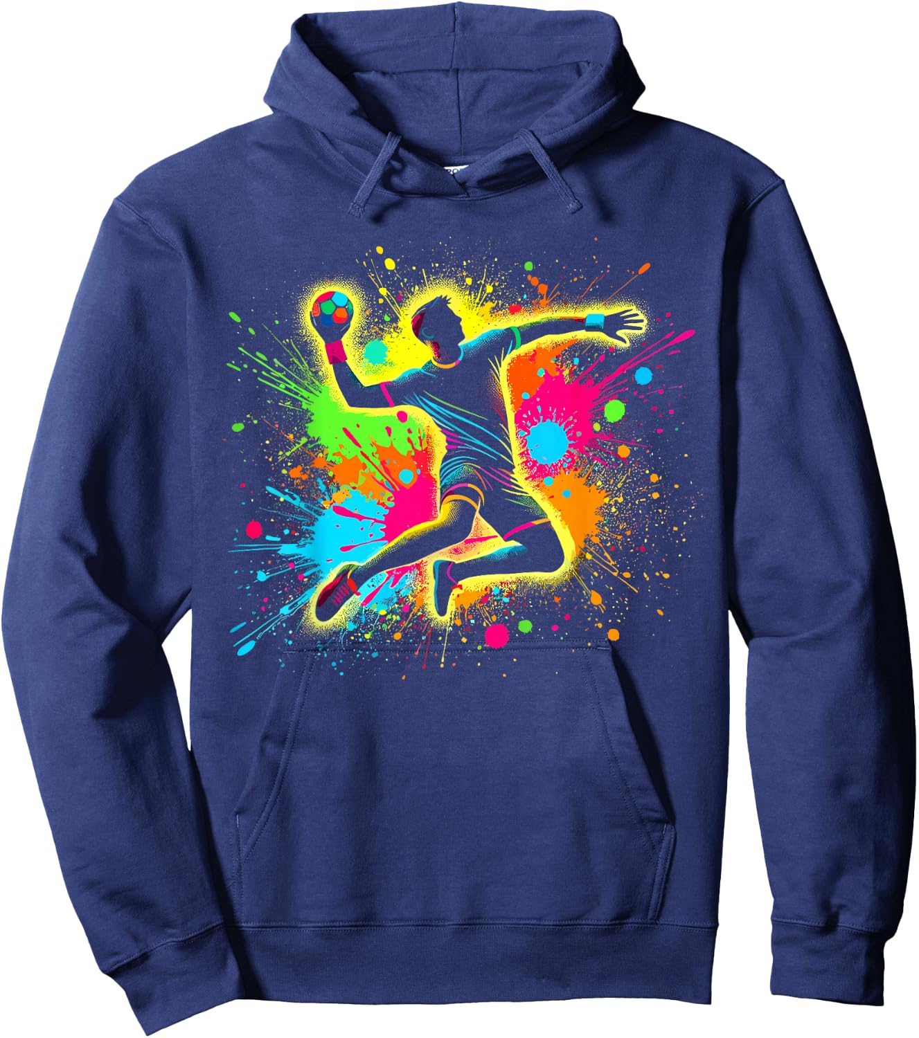 Handball & Handball Graphic | , Boys & Teens Hoodie - Hoodie | Navy