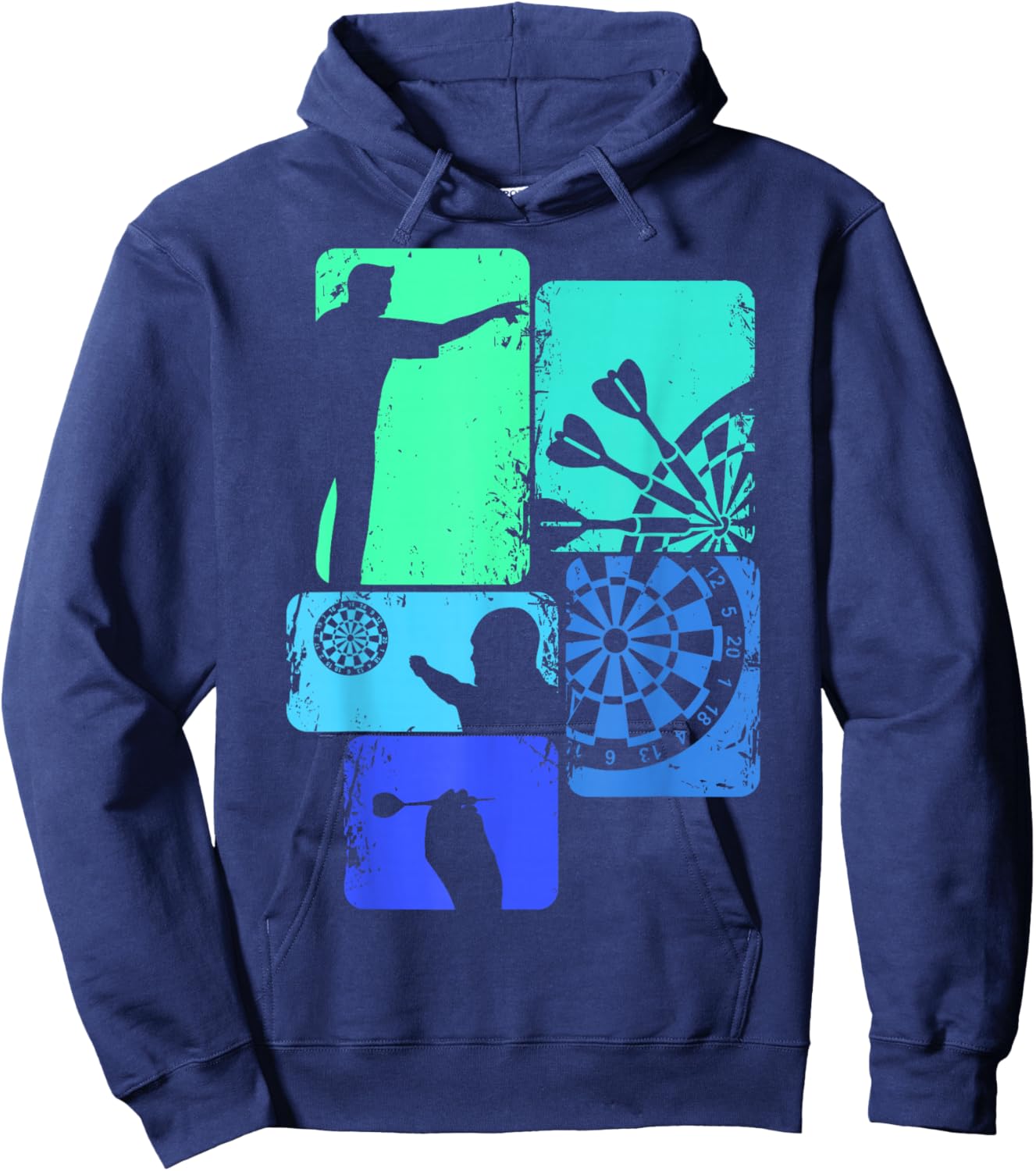 Darts Darts Men's , Black, S Hoodie - Hoodie | Navy
