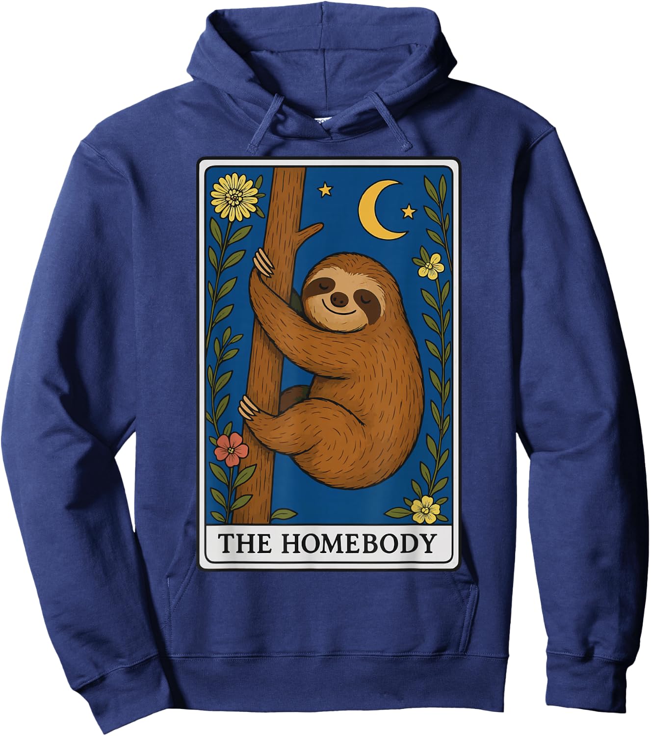 The Homebody Tarot Card Hoodie - Hoodie | Navy