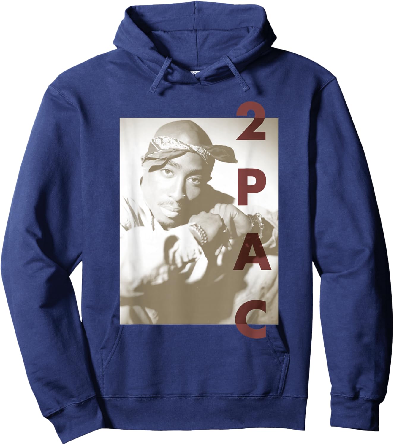 Tupac Tune In Hoodie - Hoodie | Navy