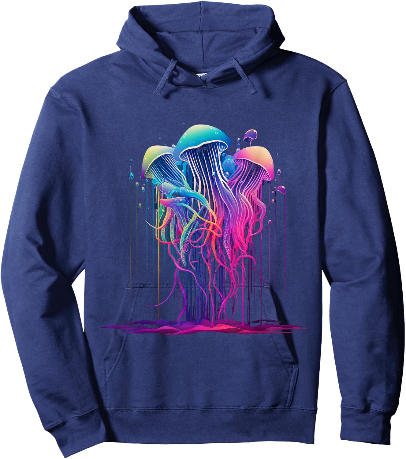 Jellyfish Ocean Animal Scuba Diving Jelly Fish Hoodie - Hoodie | Navy