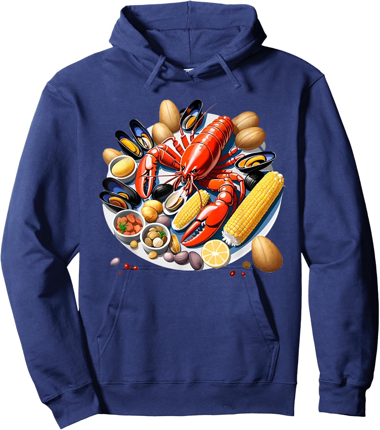 New England Shell Cake Hoodie - Hoodie | Navy