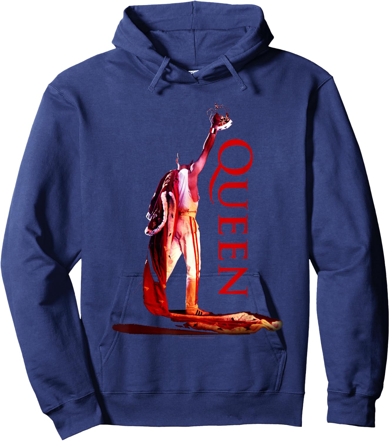 Queen Official Crown Colour , black Hoodie - Hoodie | Navy