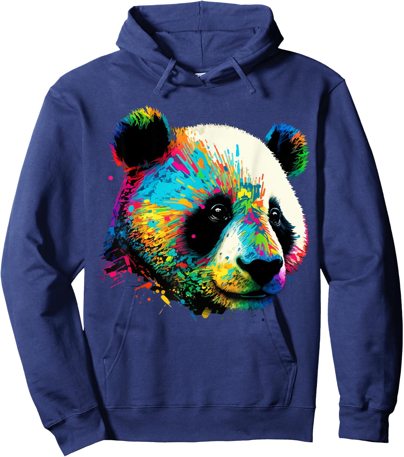 Watercolor Panda Hoodie - Hoodie | Navy