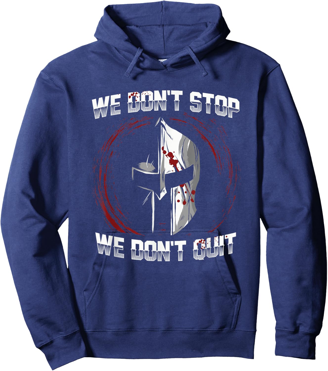 Spartan Workout Design Training Motivation Hoodie - Hoodie | Navy