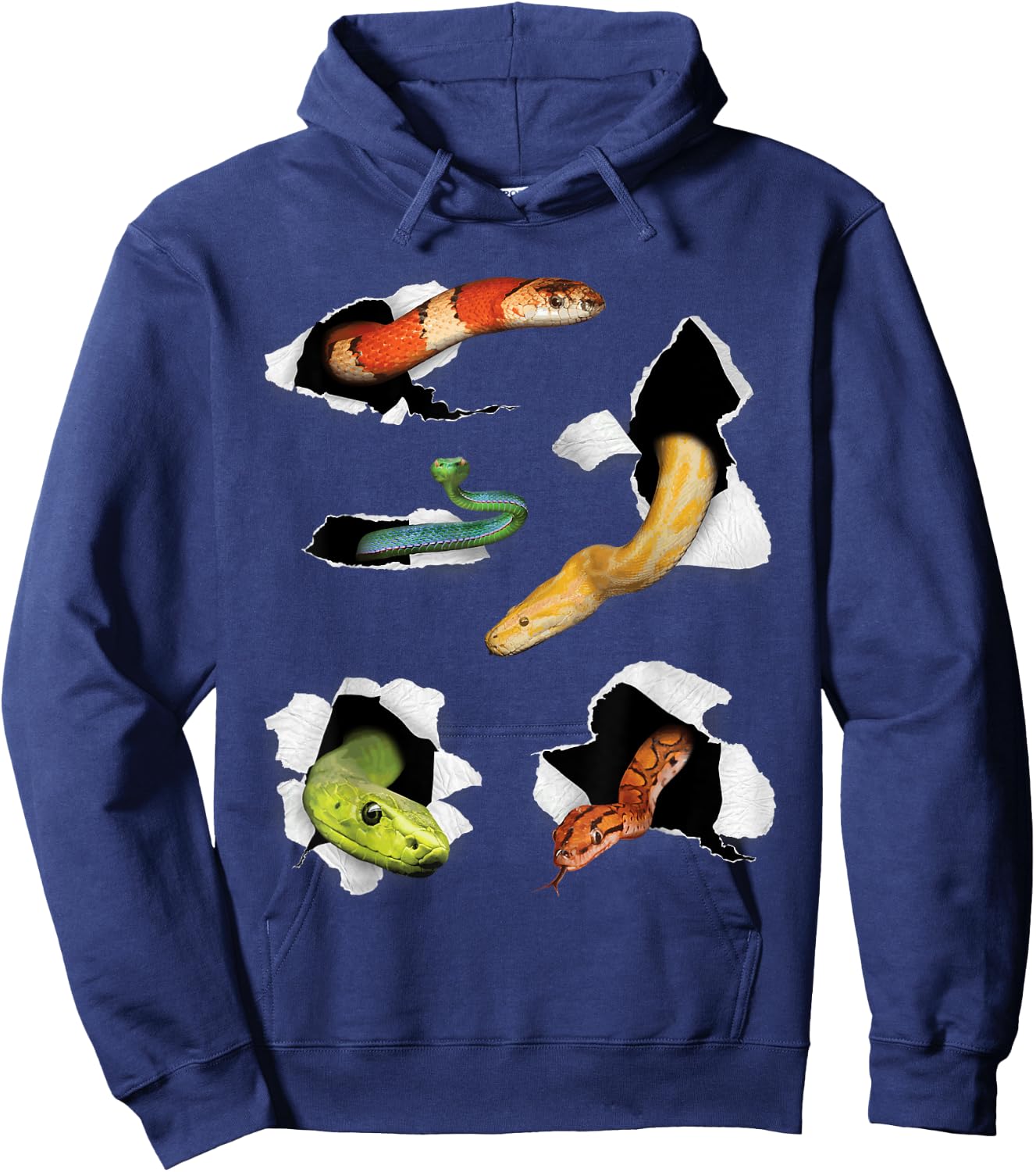 Snake Lover, Reptile Lover, Snake Owner, Snake Hoodie - Hoodie | Navy