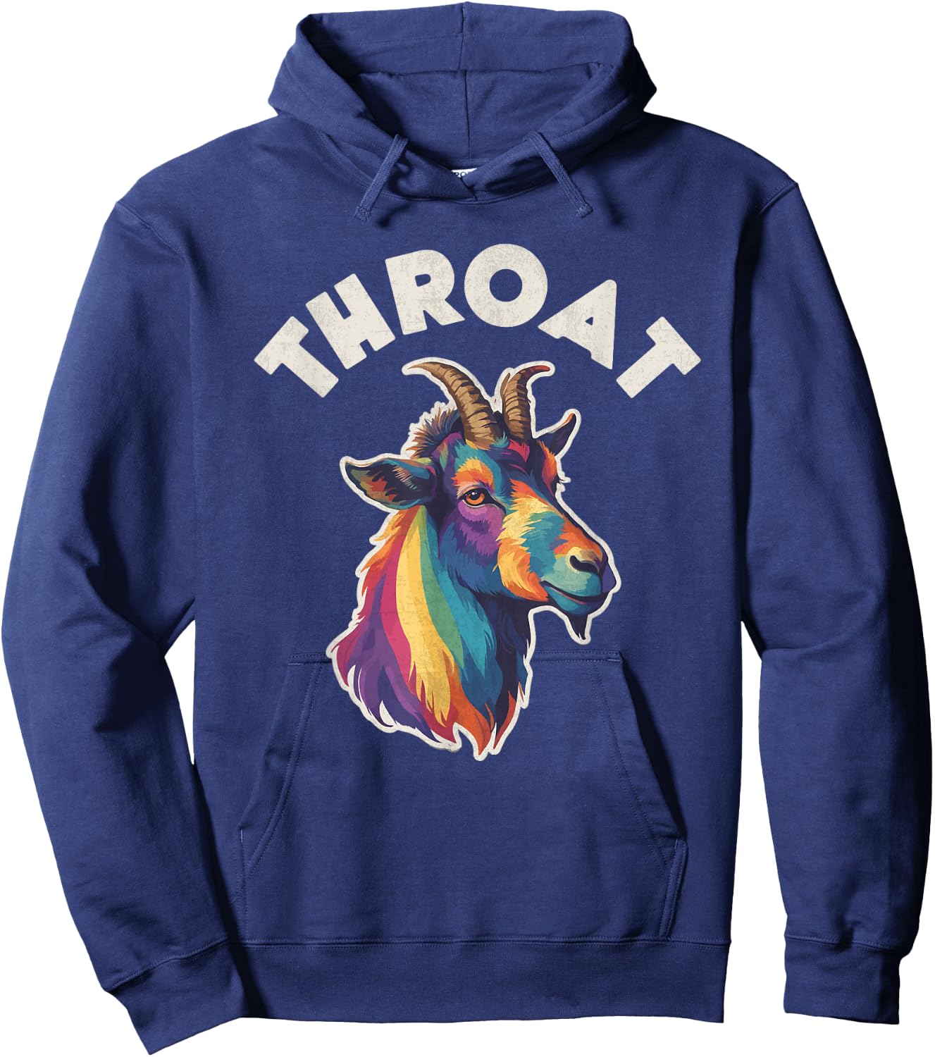 Throat Goat LGBT Lesbian Gay Pride Hoodie - Hoodie | Navy