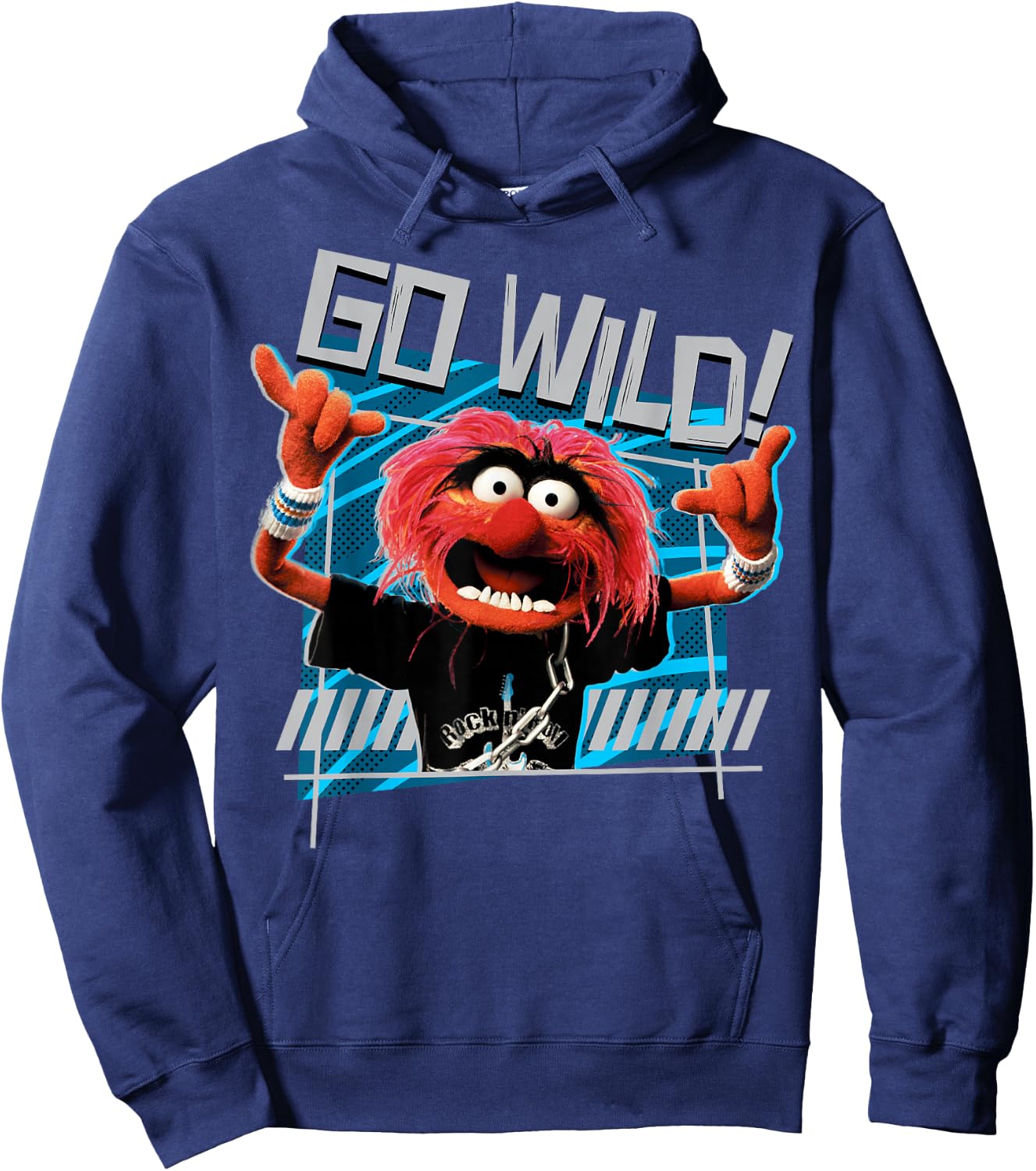 Disney The Muppets Animal Go Wild Small Hoodie - Hoodie | Navy