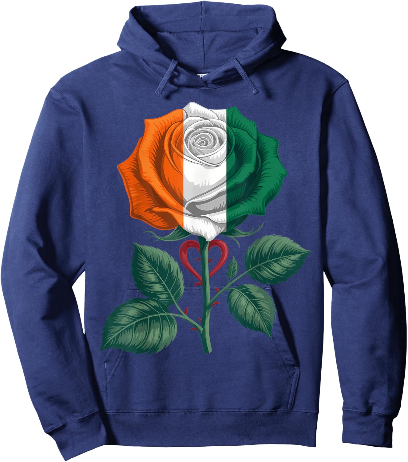 Ivory Coast Flag Cote D'Ivoire Ivorian Roots Hoodie - Hoodie | Navy