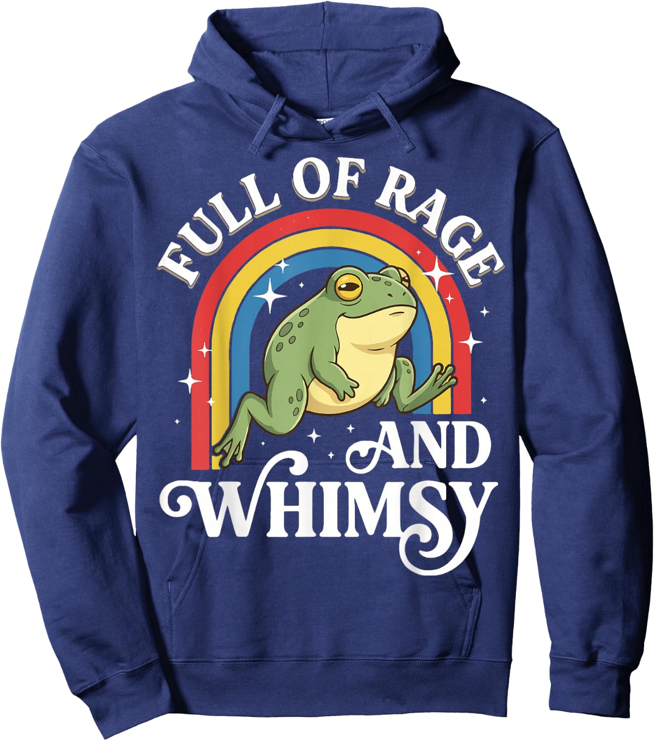 Full of Rage and Whimsy Hoodie - Hoodie | Navy