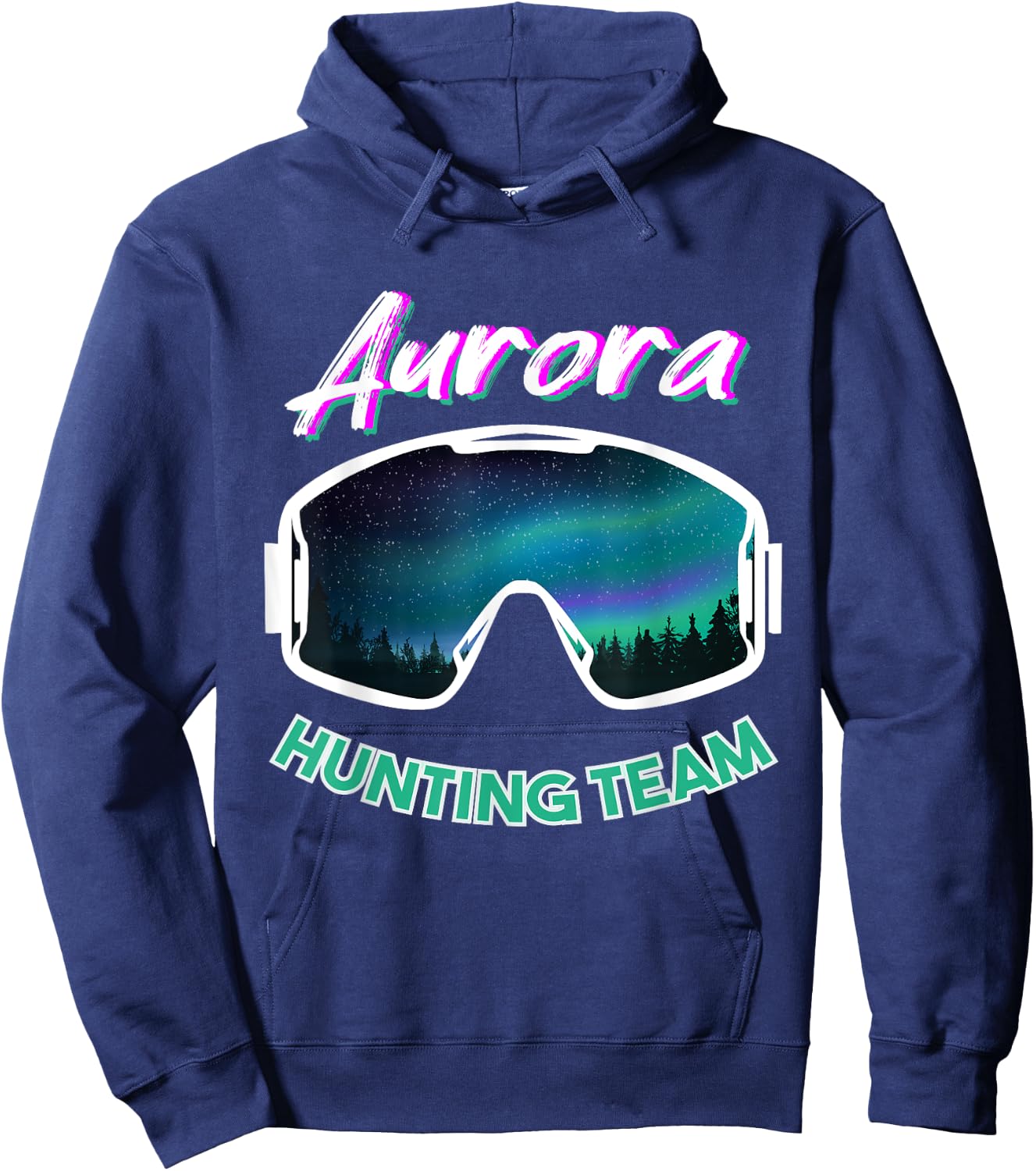 Aurora Hunting Team for Northern Light Hoodie - Hoodie | Navy