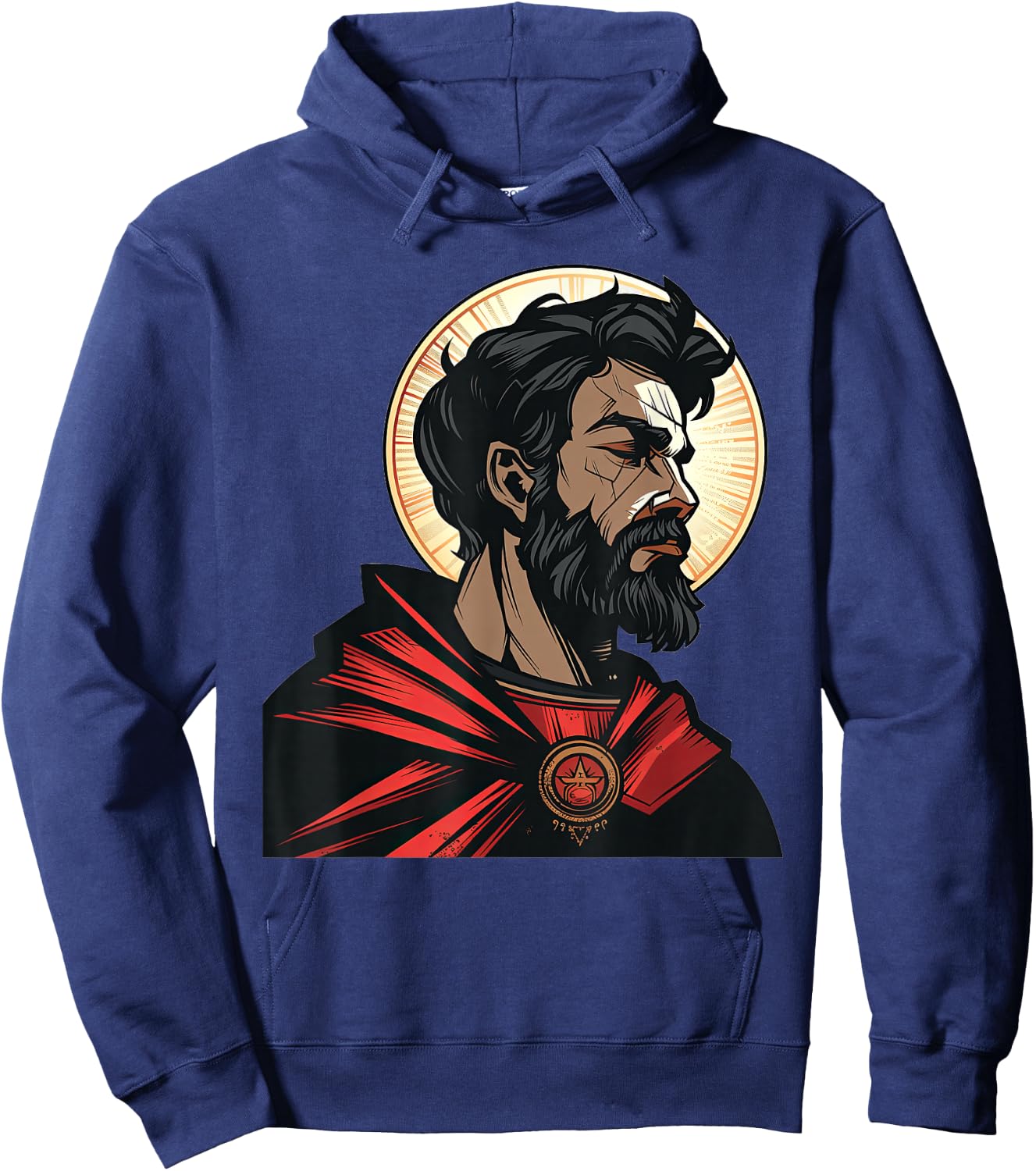 Saint Augustine Of Hippo As A Superhero Hoodie - Hoodie | Navy