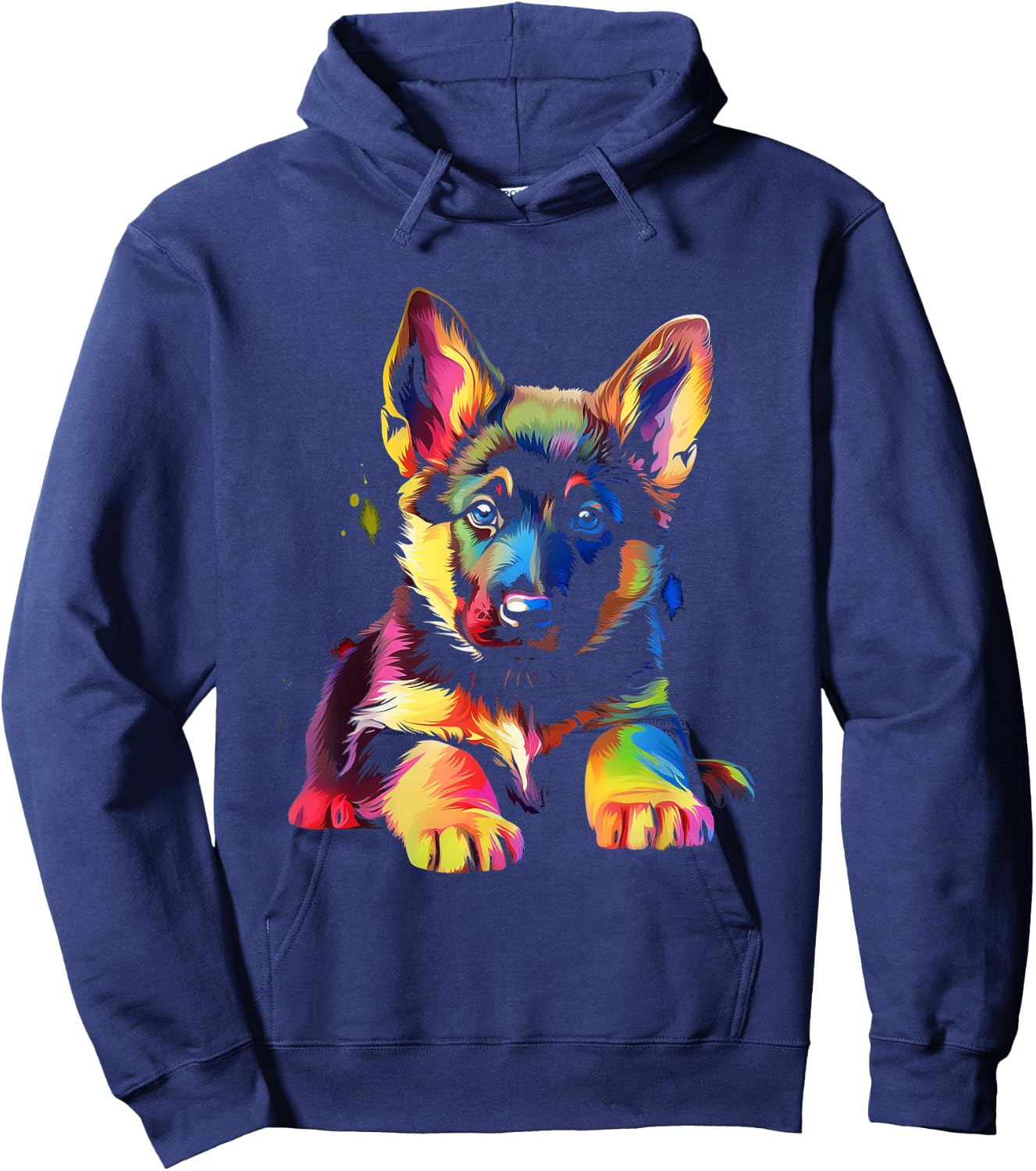 German shepherd puppy Hoodie - Hoodie | Navy
