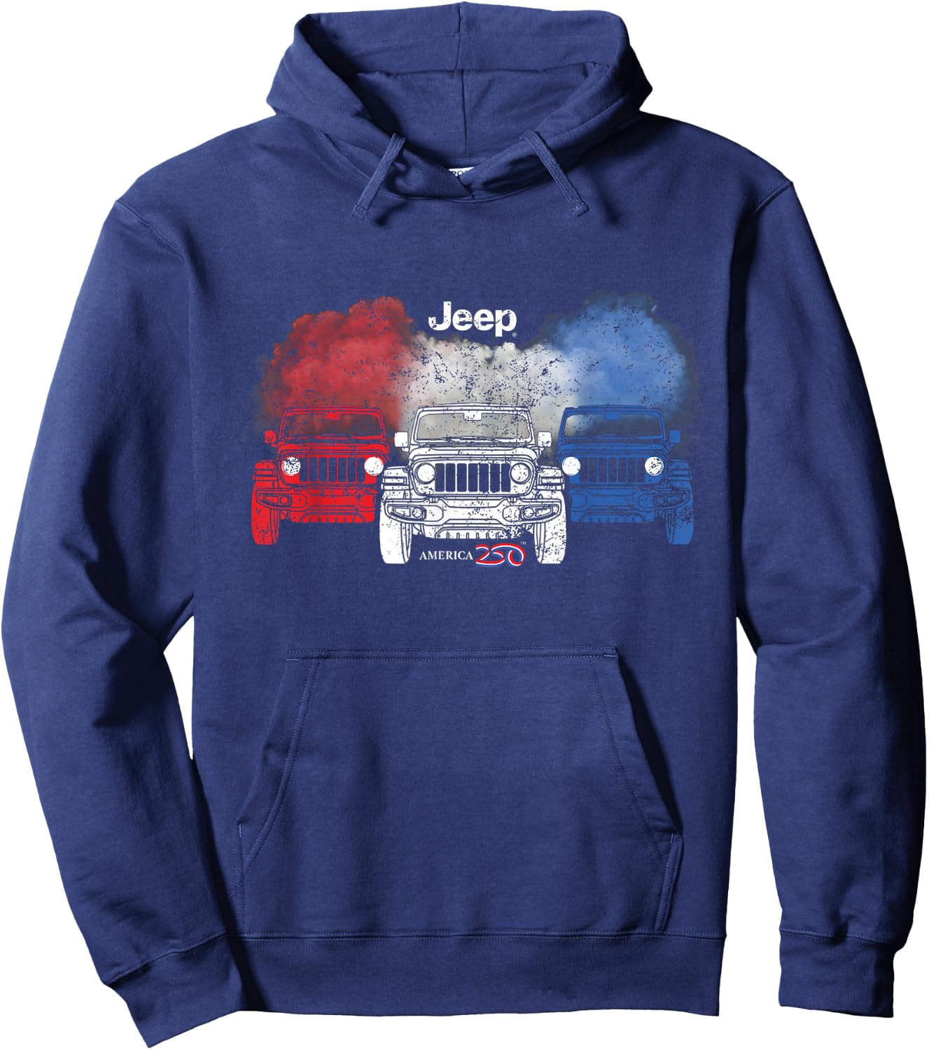 Jeep AMERICA250 Anniversary Frontline Official Hoodie - Hoodie | Navy