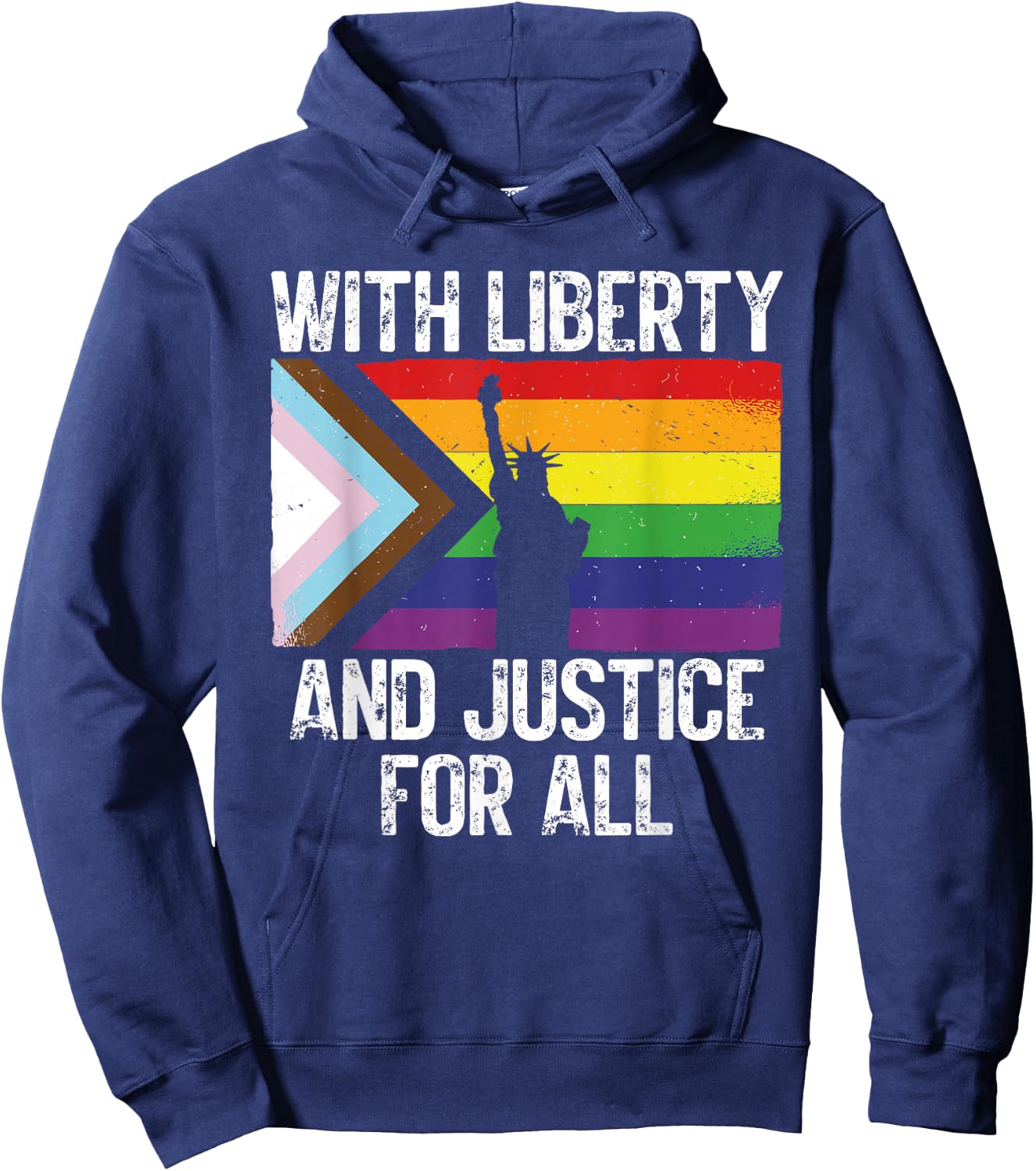 LGBTQ Trans Gay Hoodie - Hoodie | Navy