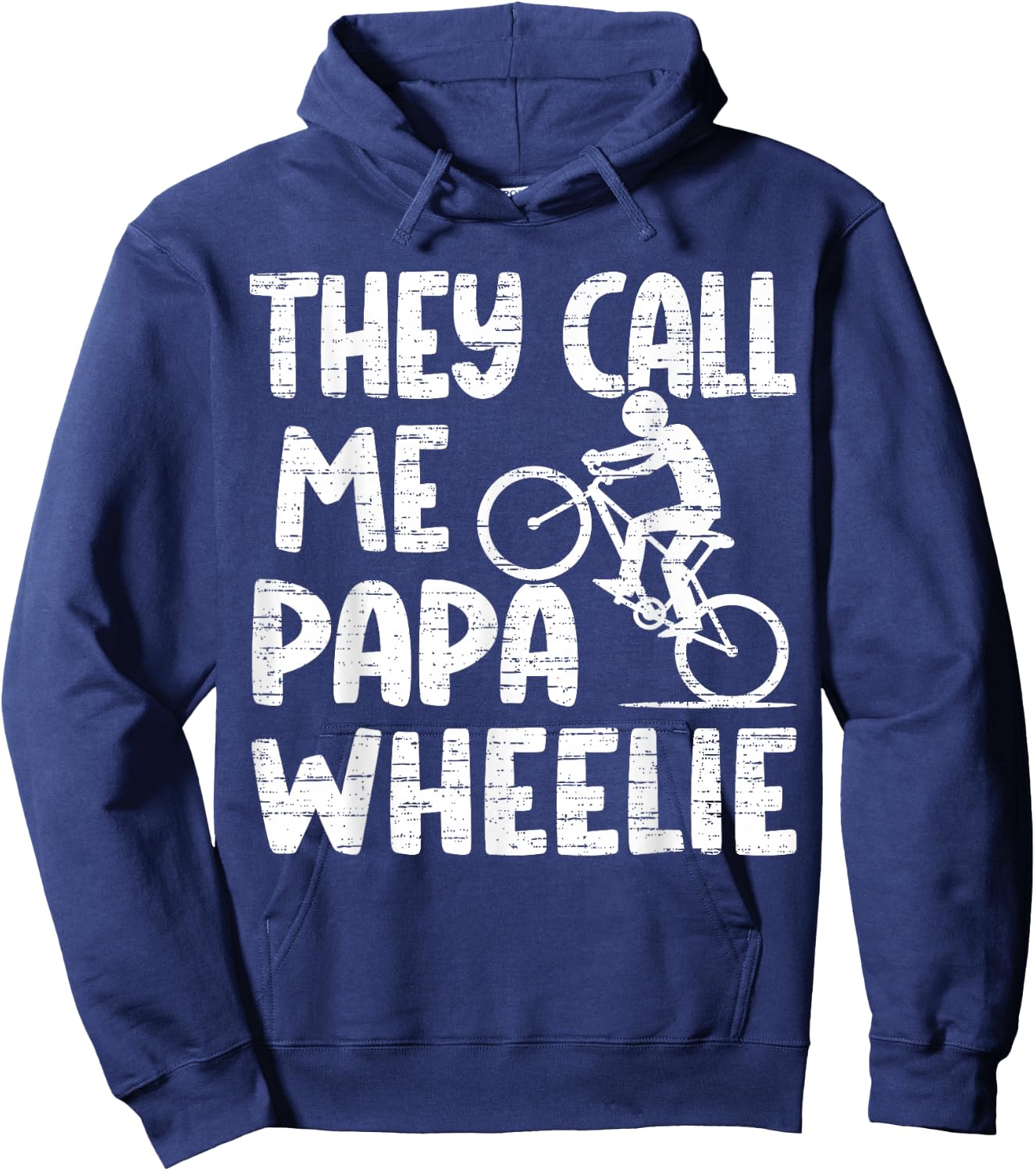 They Call Me Papa, Mountain Biking Gifts Hoodie - Hoodie | Navy