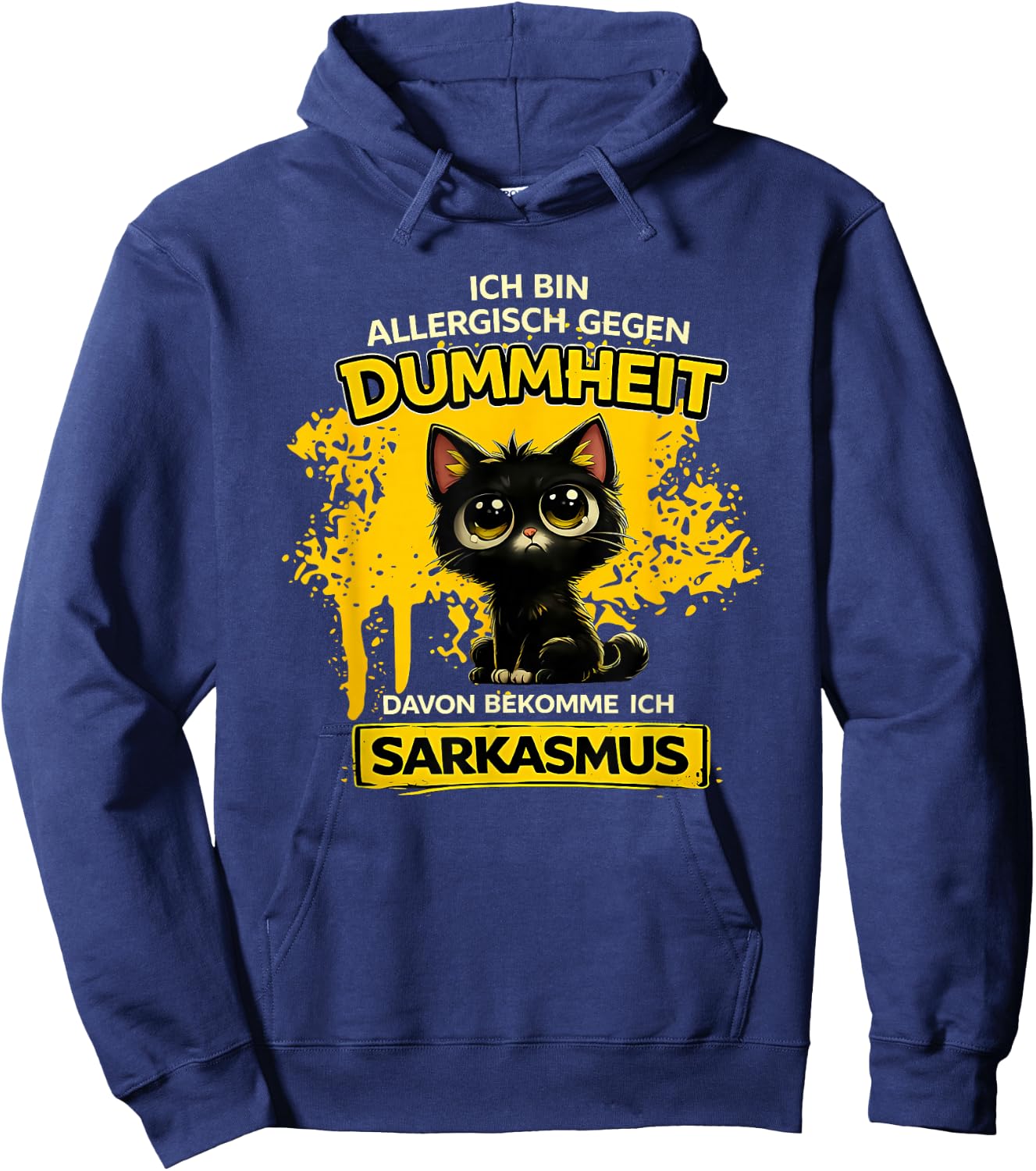 ich Bin allergisch gegen Dummheit Davon bekomme Hoodie - Hoodie | Navy