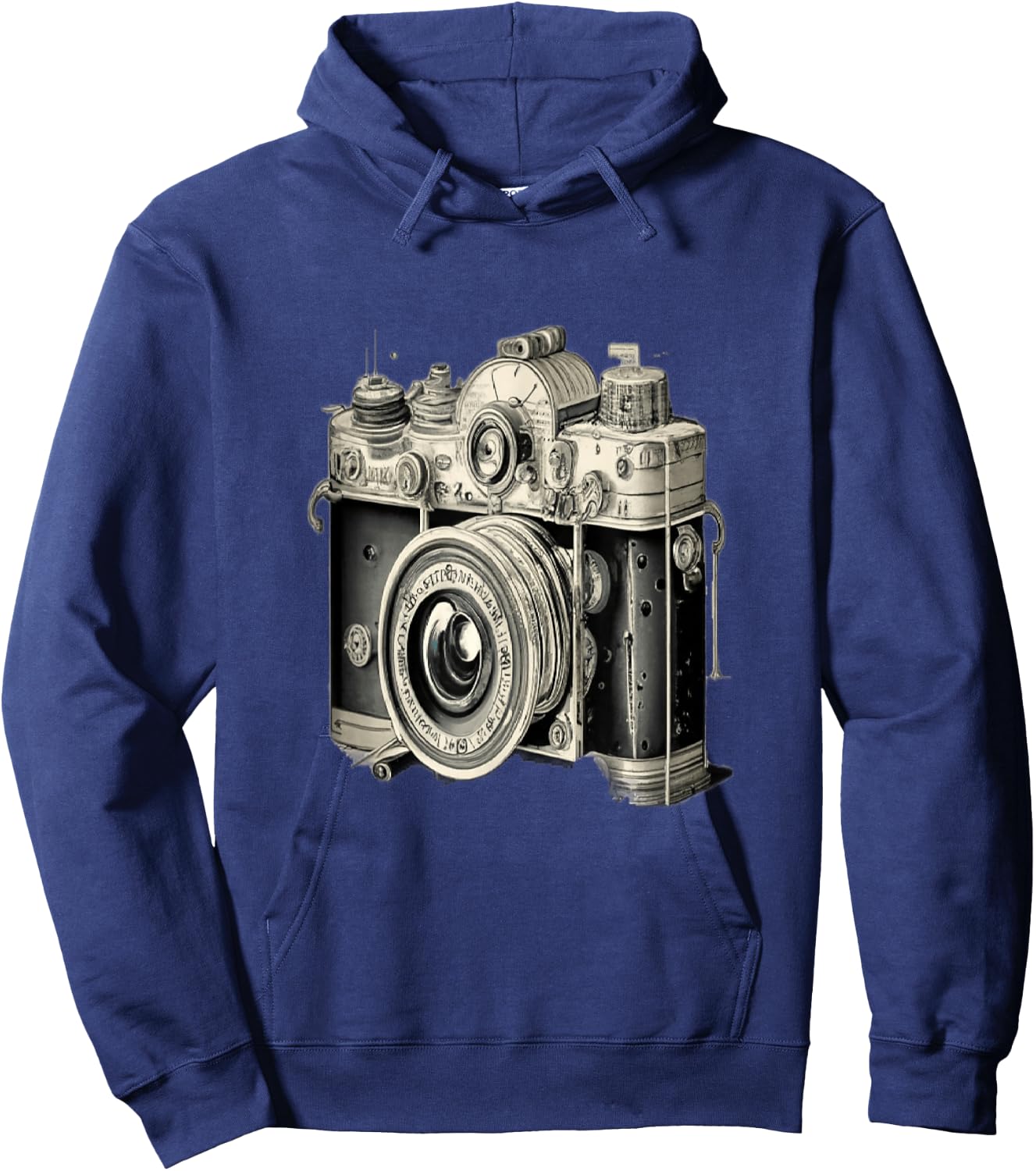 Appareil photo vintage , Black, S Hoodie - Hoodie | Navy