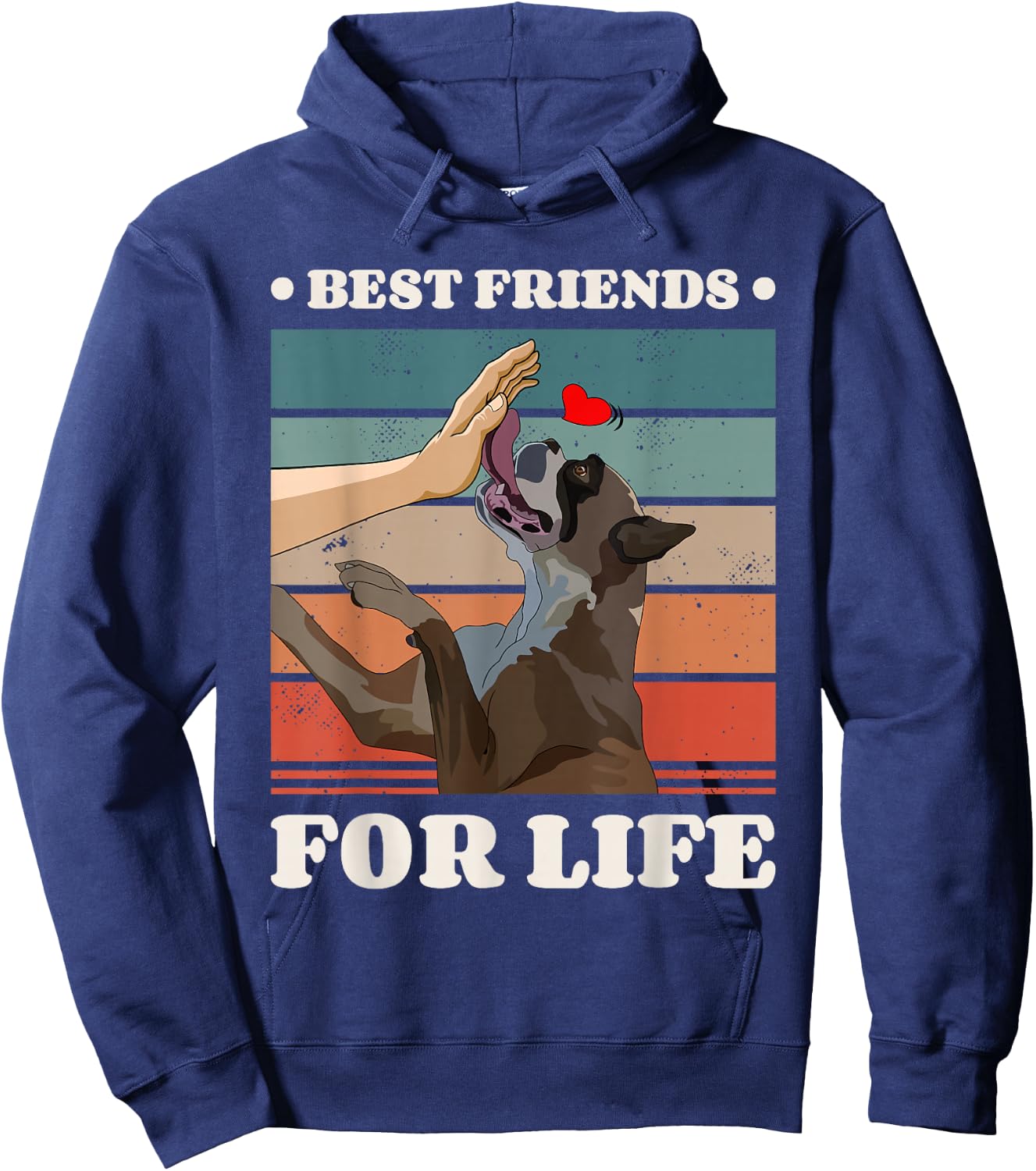Boxer Dog Boxers Hoodie - Hoodie | Navy