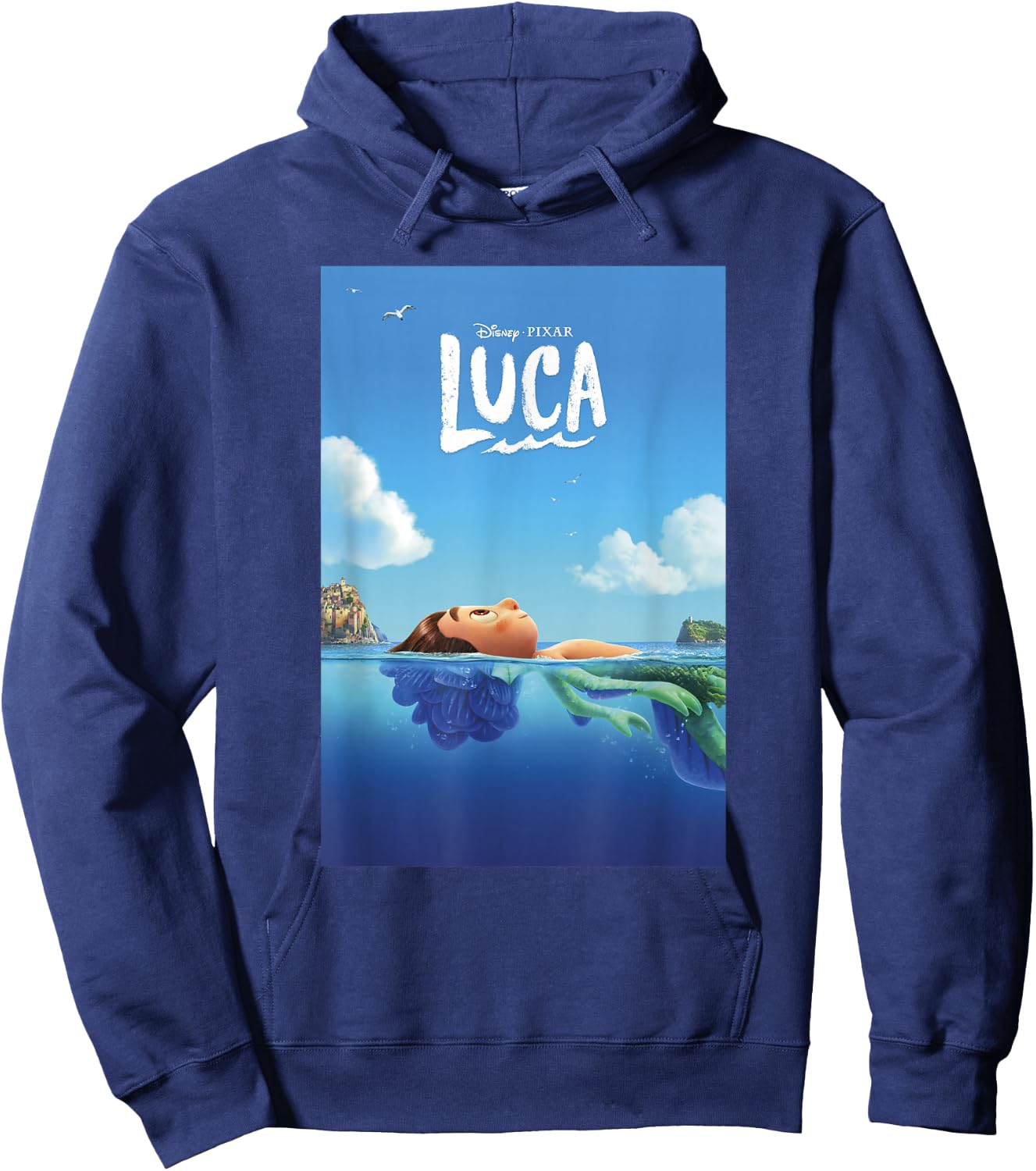 Disney Pixar Luca Poster Hoodie - Hoodie | Navy