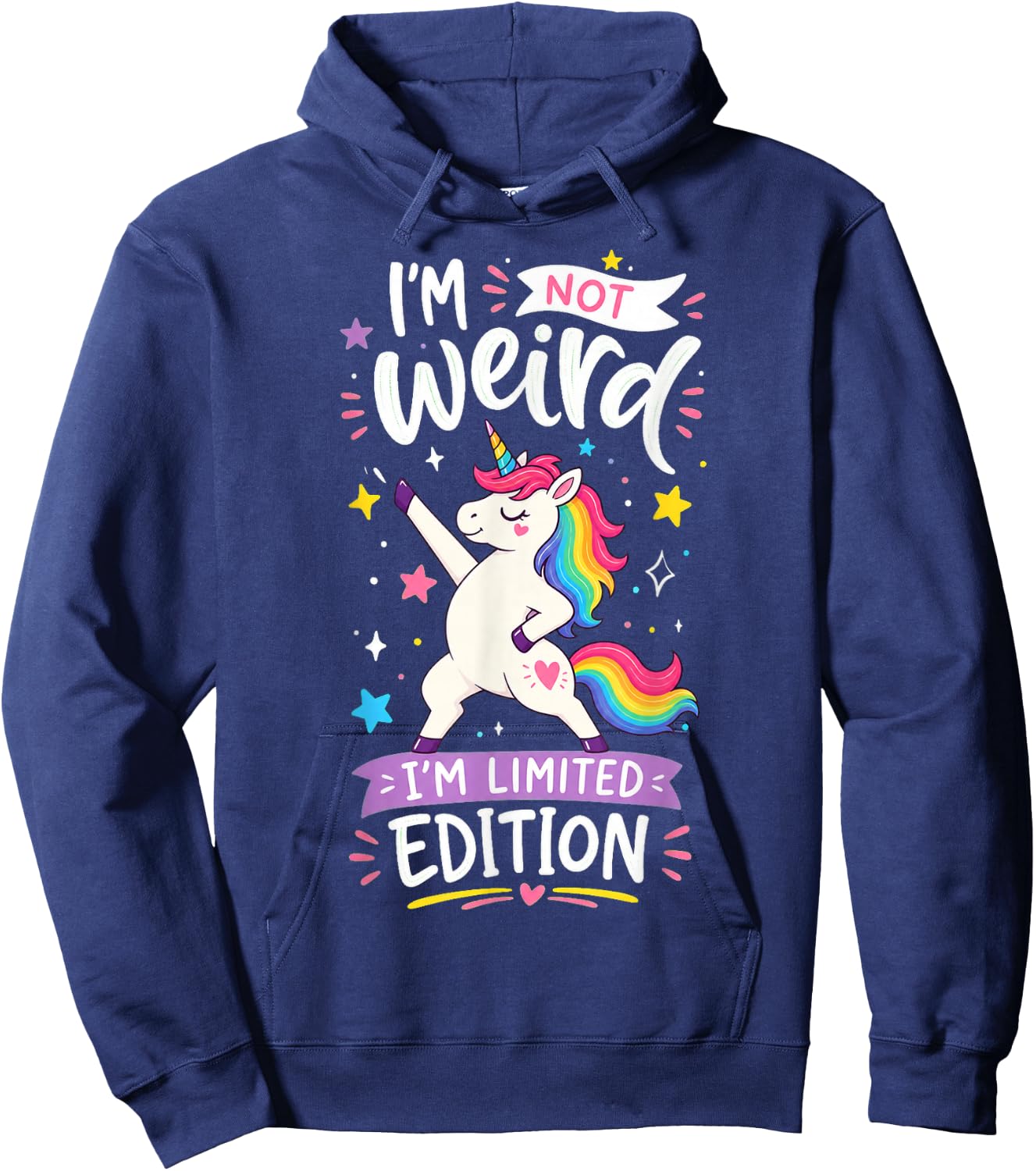 Unicorn I'm Not Weird I'm Limited Edition Hoodie - Hoodie | Navy