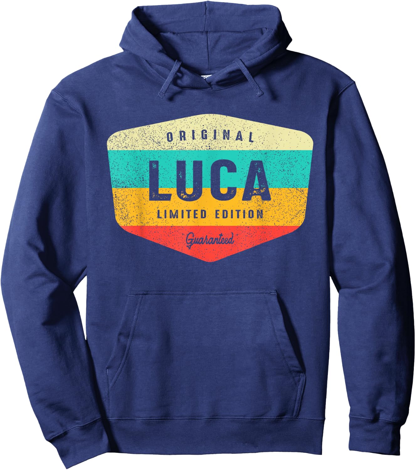 Luca Personalized Name - Luca Hoodie - Hoodie | Navy
