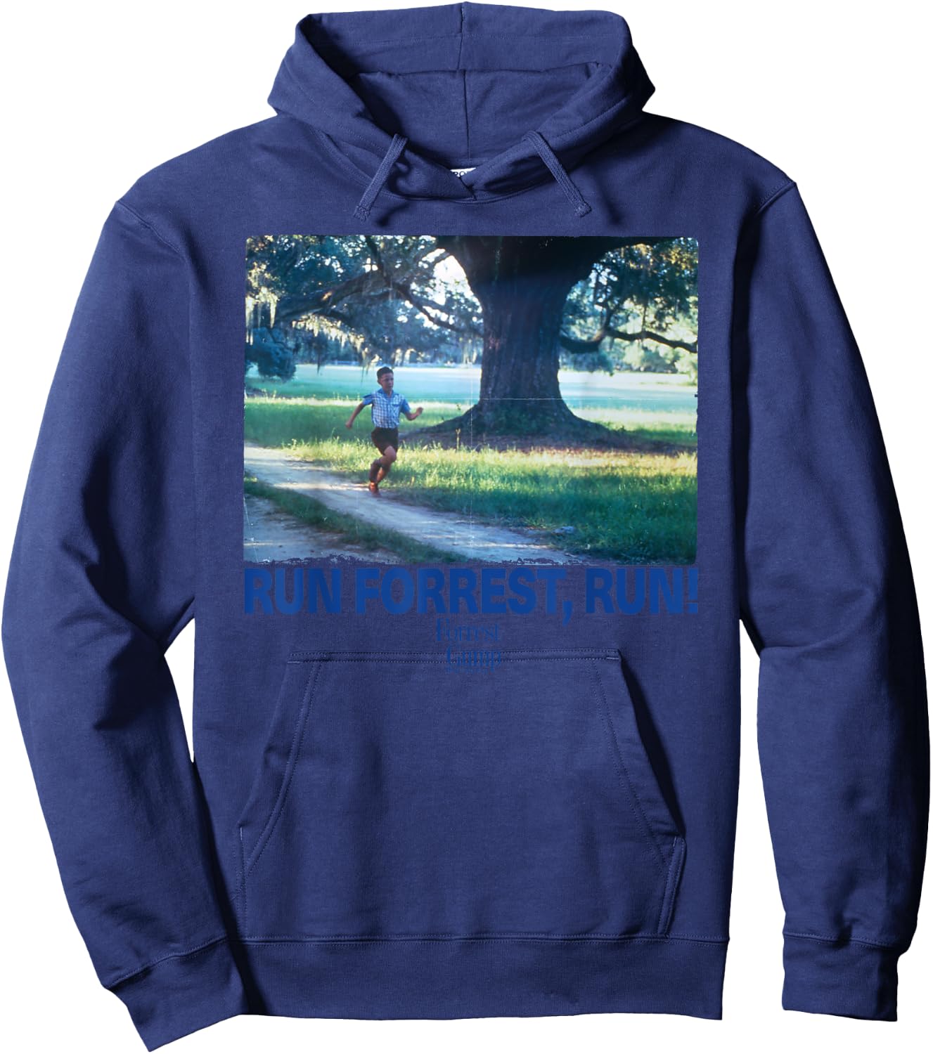 Forrest Gump Run Forrest, Run! Scene Hoodie - Hoodie | Navy