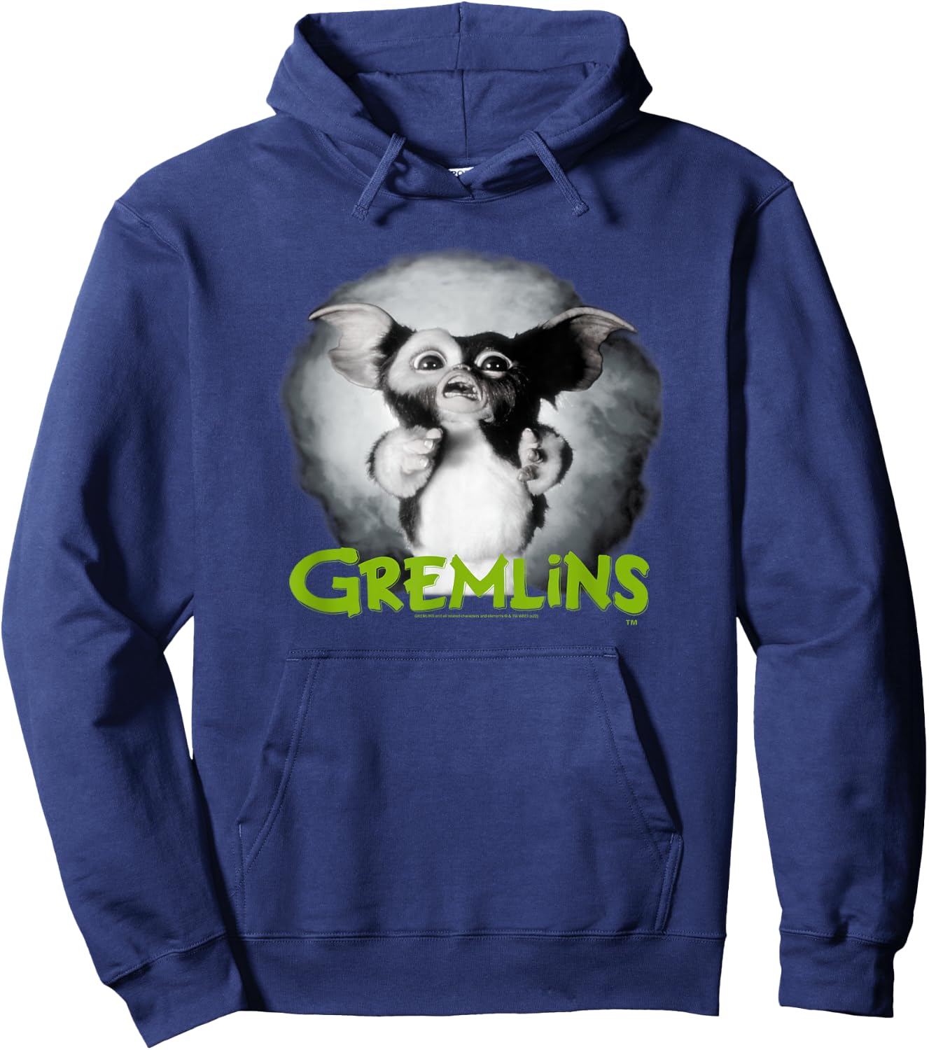 Gremlins Scared Green Hoodie - Hoodie | Navy