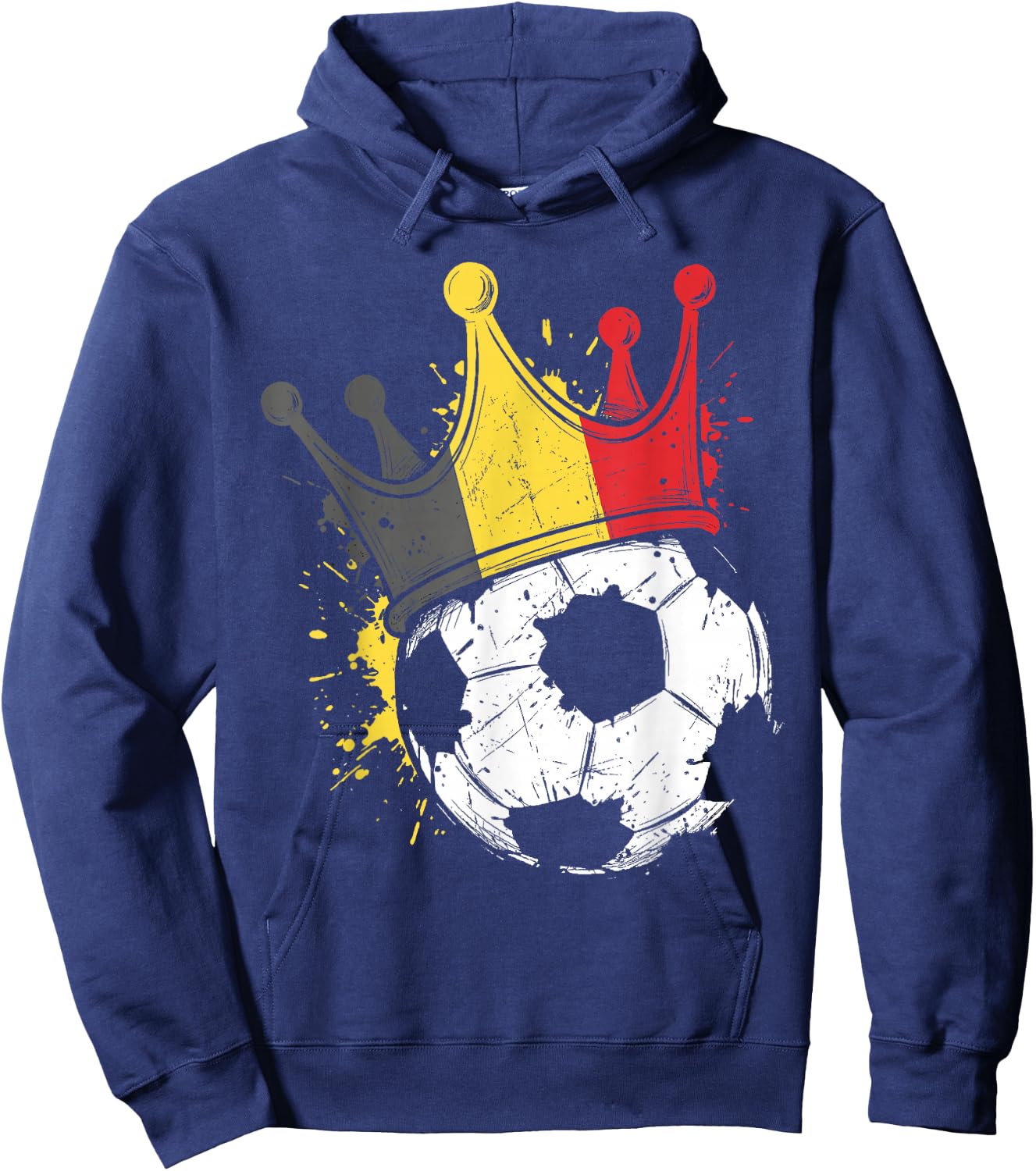 Belgian Flag Novelty Belgium Hoodie - Hoodie | Navy
