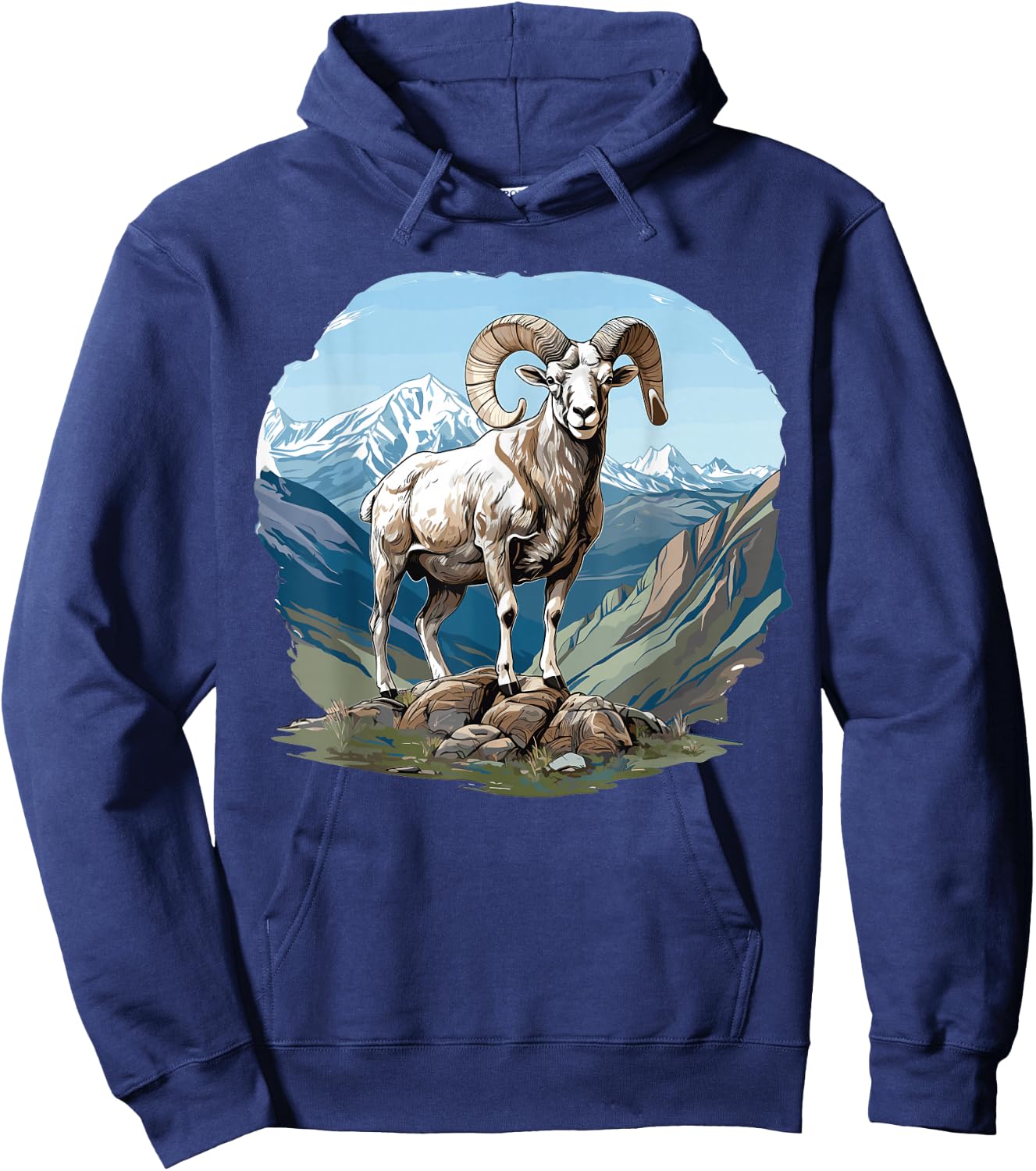 Dall Sheep Hoodie - Hoodie | Navy
