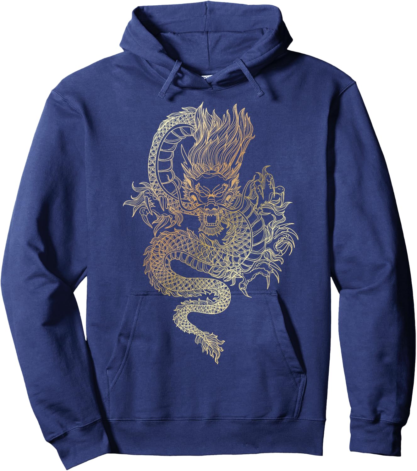 Chinese Dragon Hoodie - Hoodie | Navy