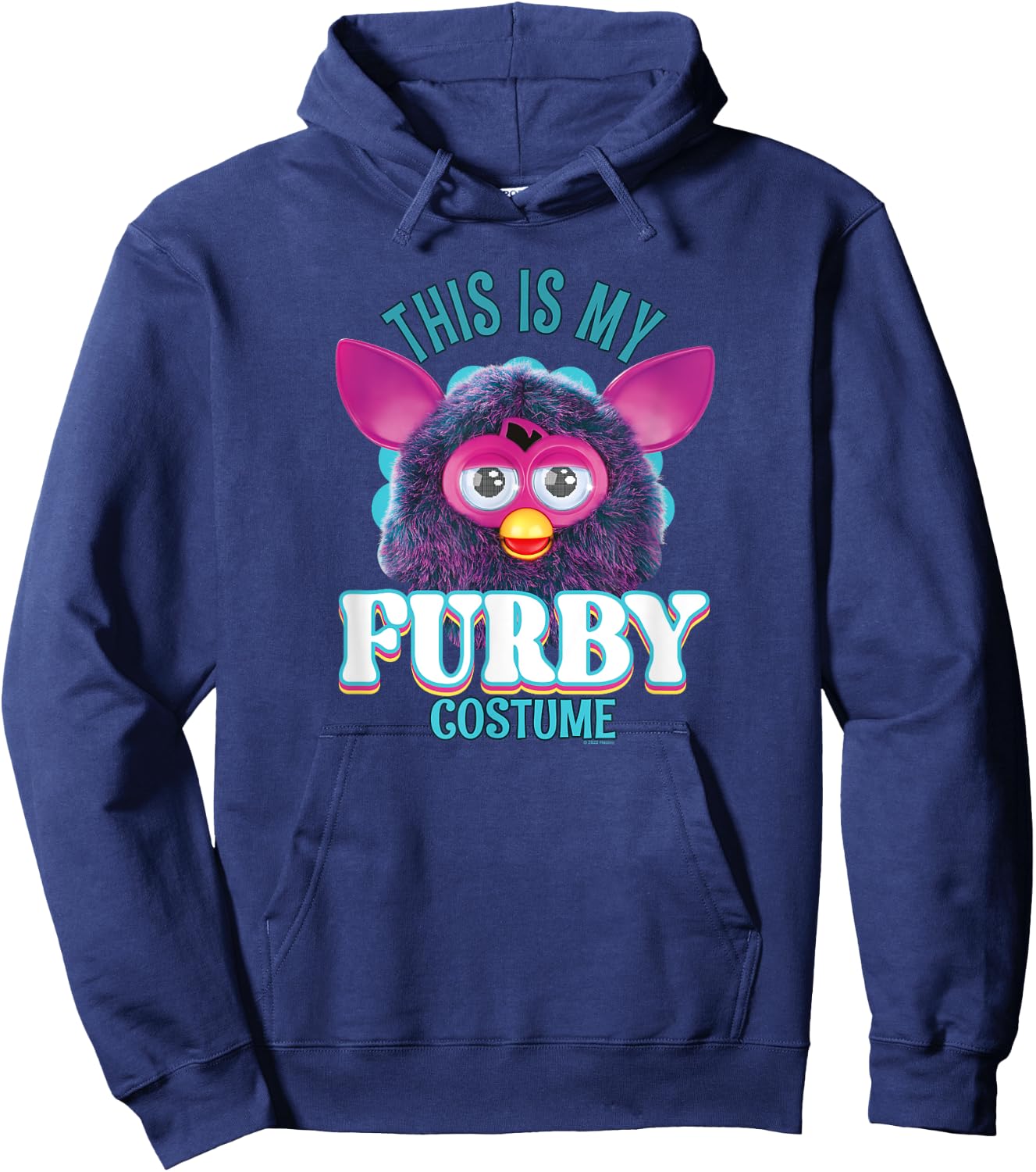 Furby This Is My Furby Costume , black Hoodie - Hoodie | Navy