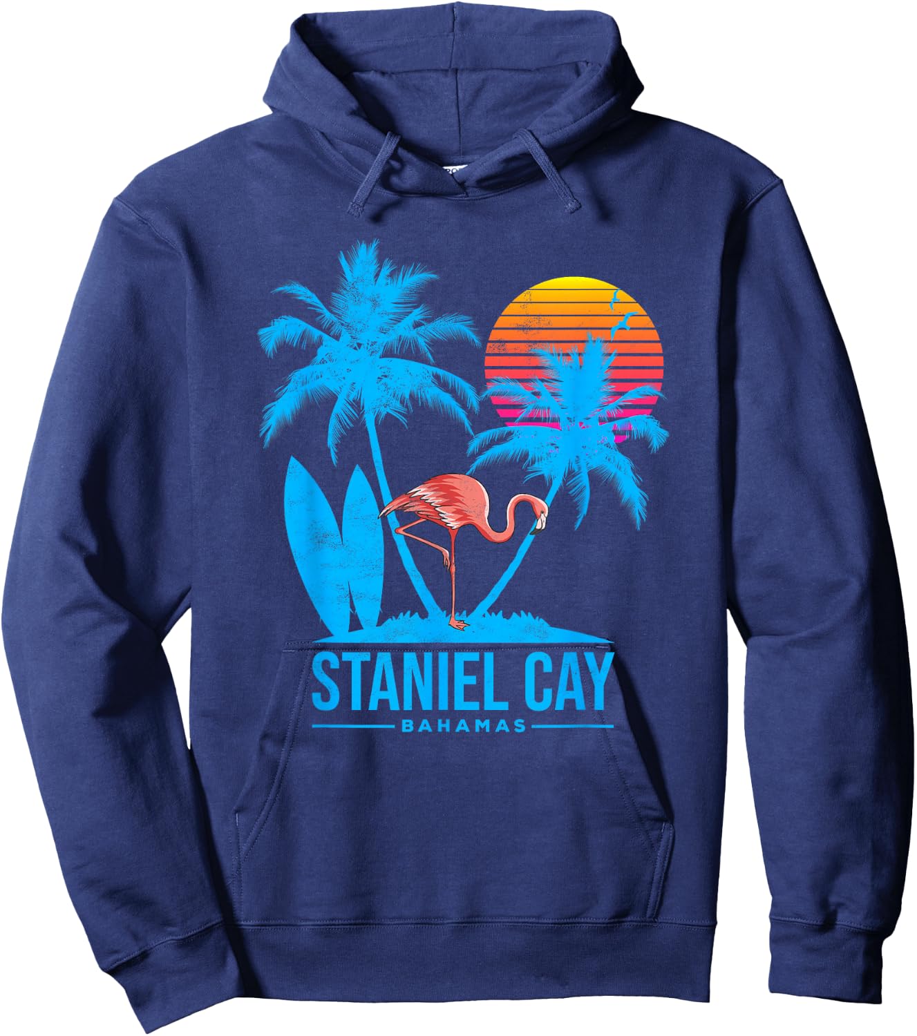 Bahamas, Staniel Cay Hoodie - Hoodie | Navy