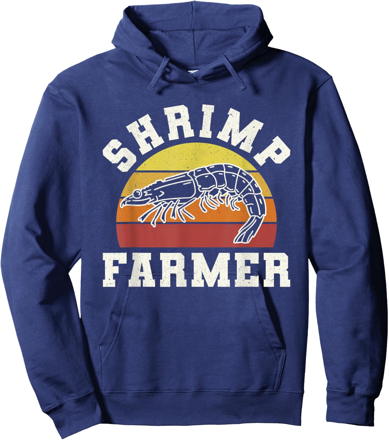 Shrimp Farmer Shrimp Seafood Shellfish Hoodie - Hoodie | Navy