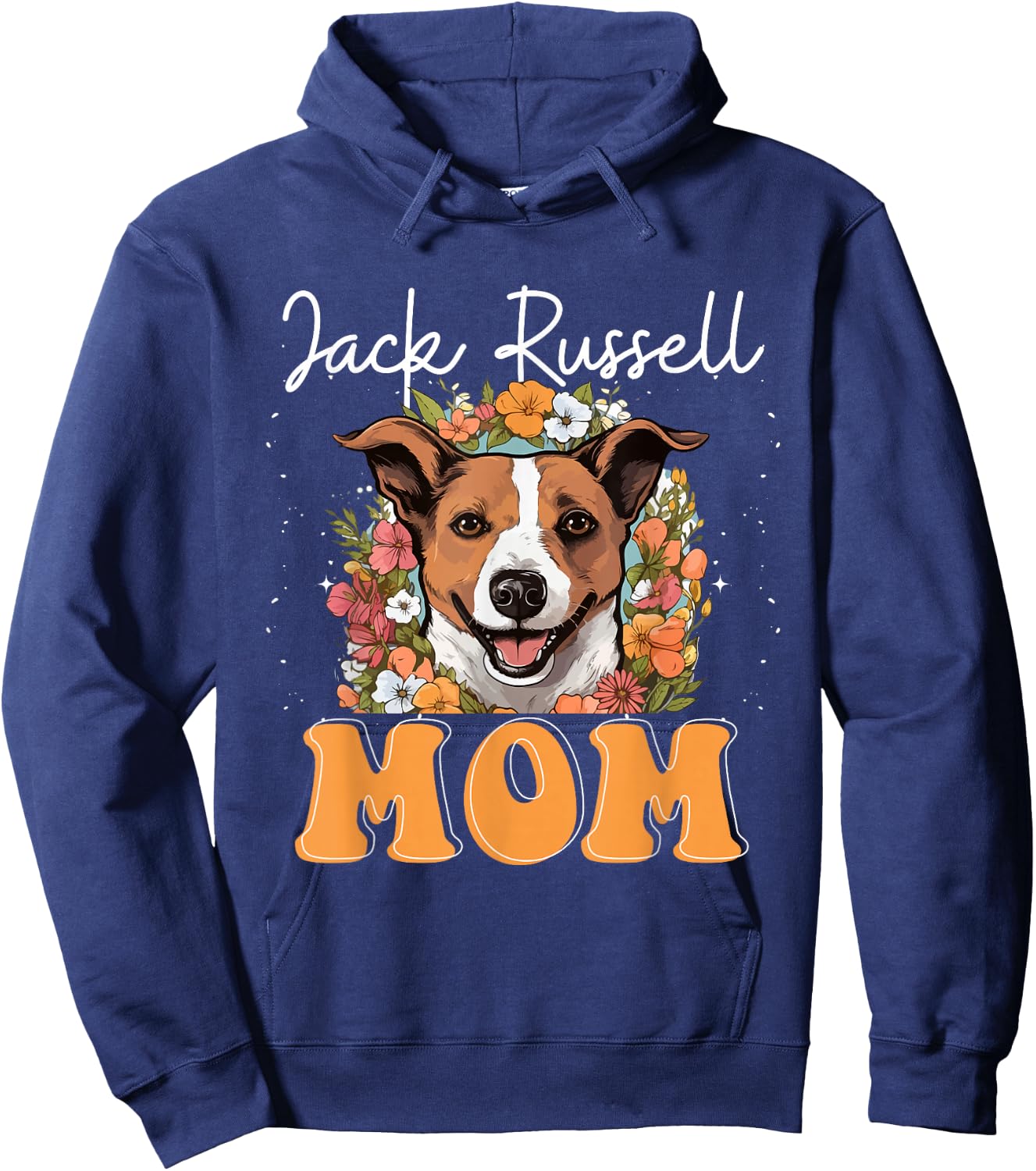 Jack Russell Terrier Dog Jack Russel Mom Hoodie - Hoodie | Navy