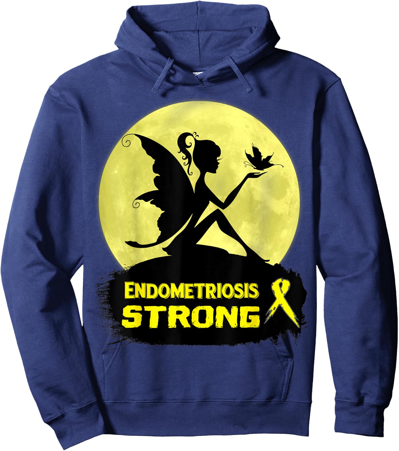 Endometriosis Awareness Hoodie - Hoodie | Navy