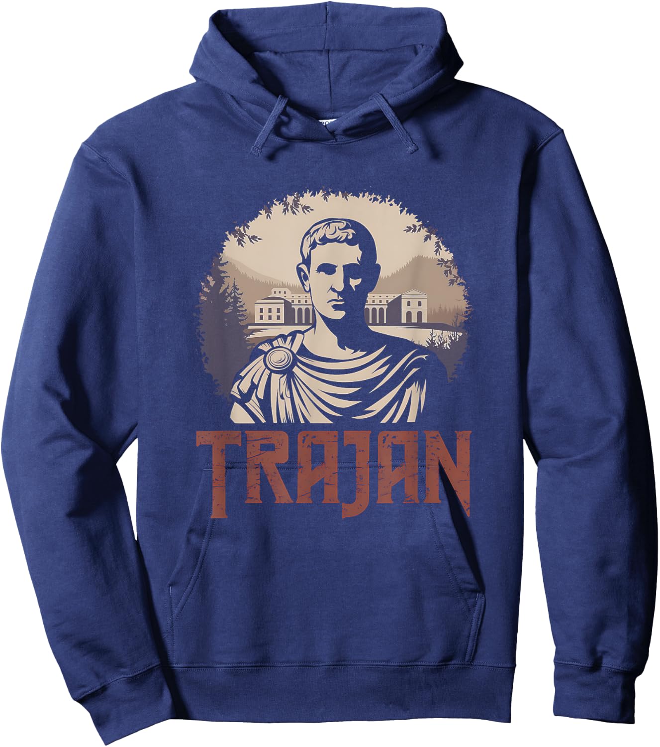 Trajan Ancient Roman Emperor Hoodie - Hoodie | Navy