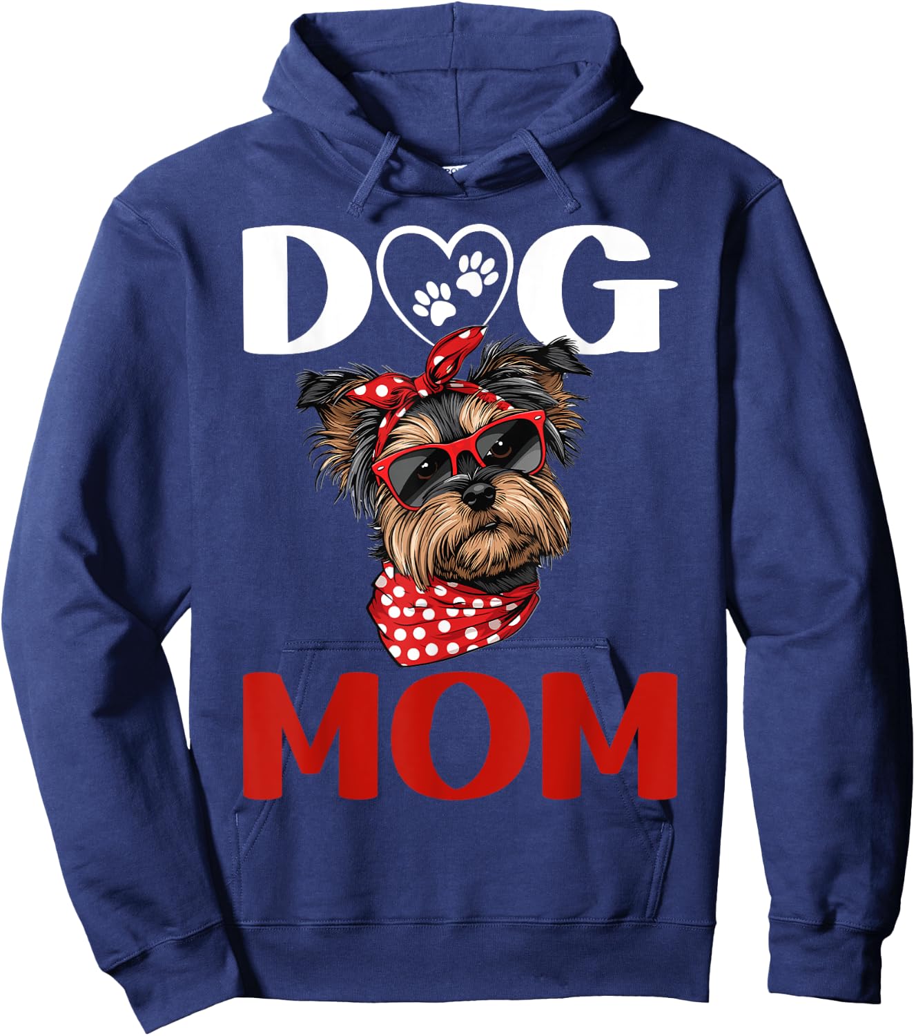 Yorkie Yorkshire Terrier Dog Dog Mom Hoodie - Hoodie | Navy