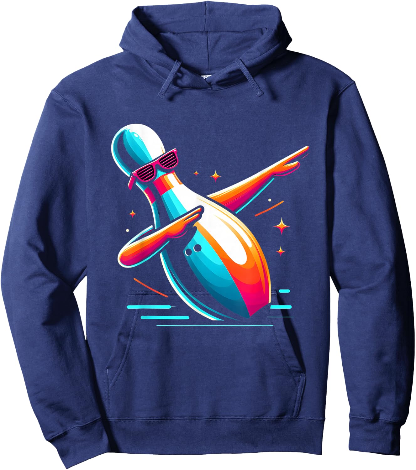Retro Vaporwave Hoodie - Hoodie | Navy